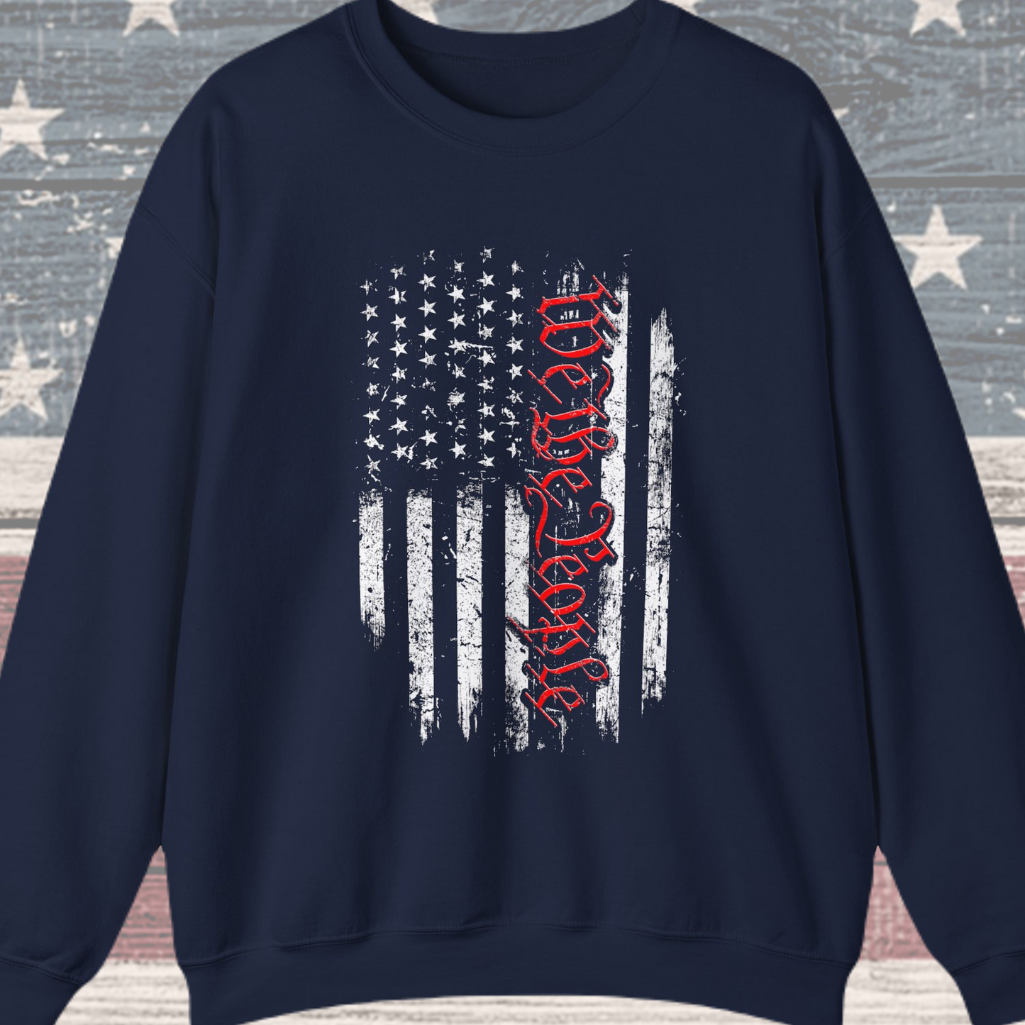 We the People Flag Sweatshirt