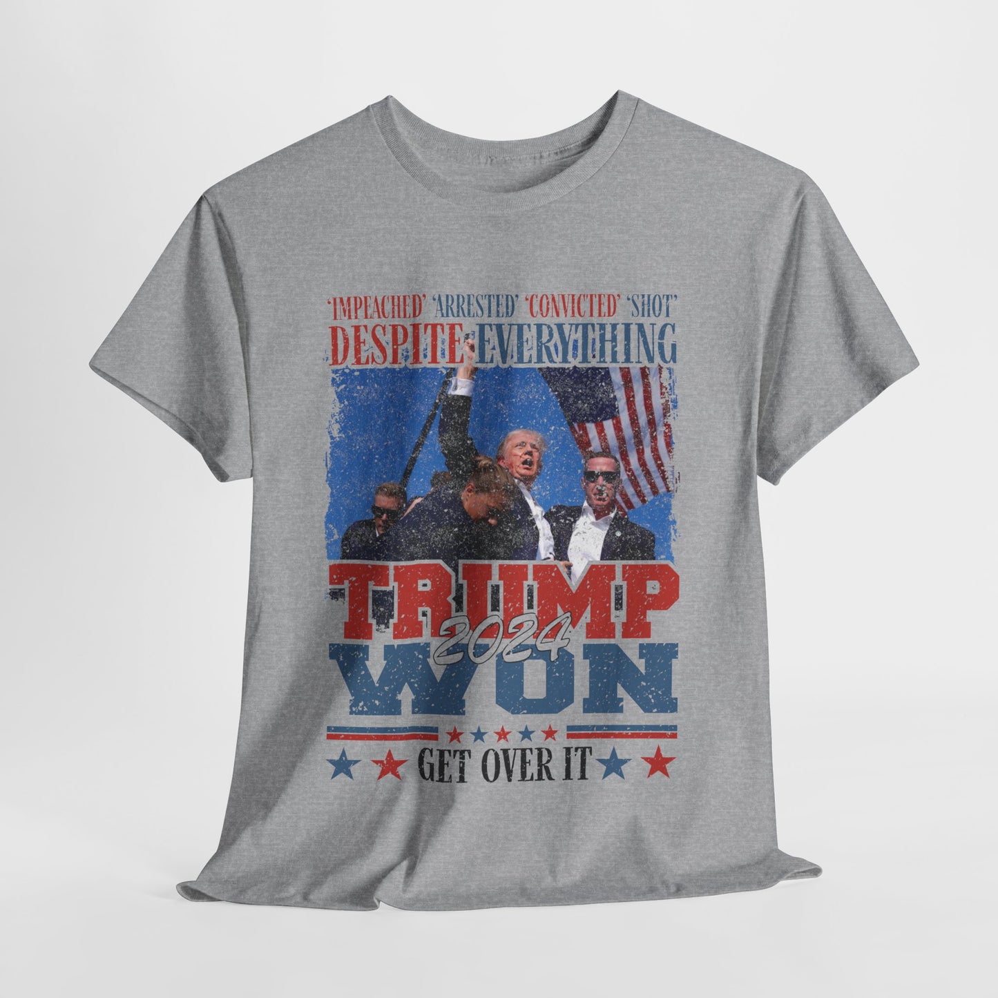 Donald Trump - Trump Won 2024 Get Over It T-Shirt
