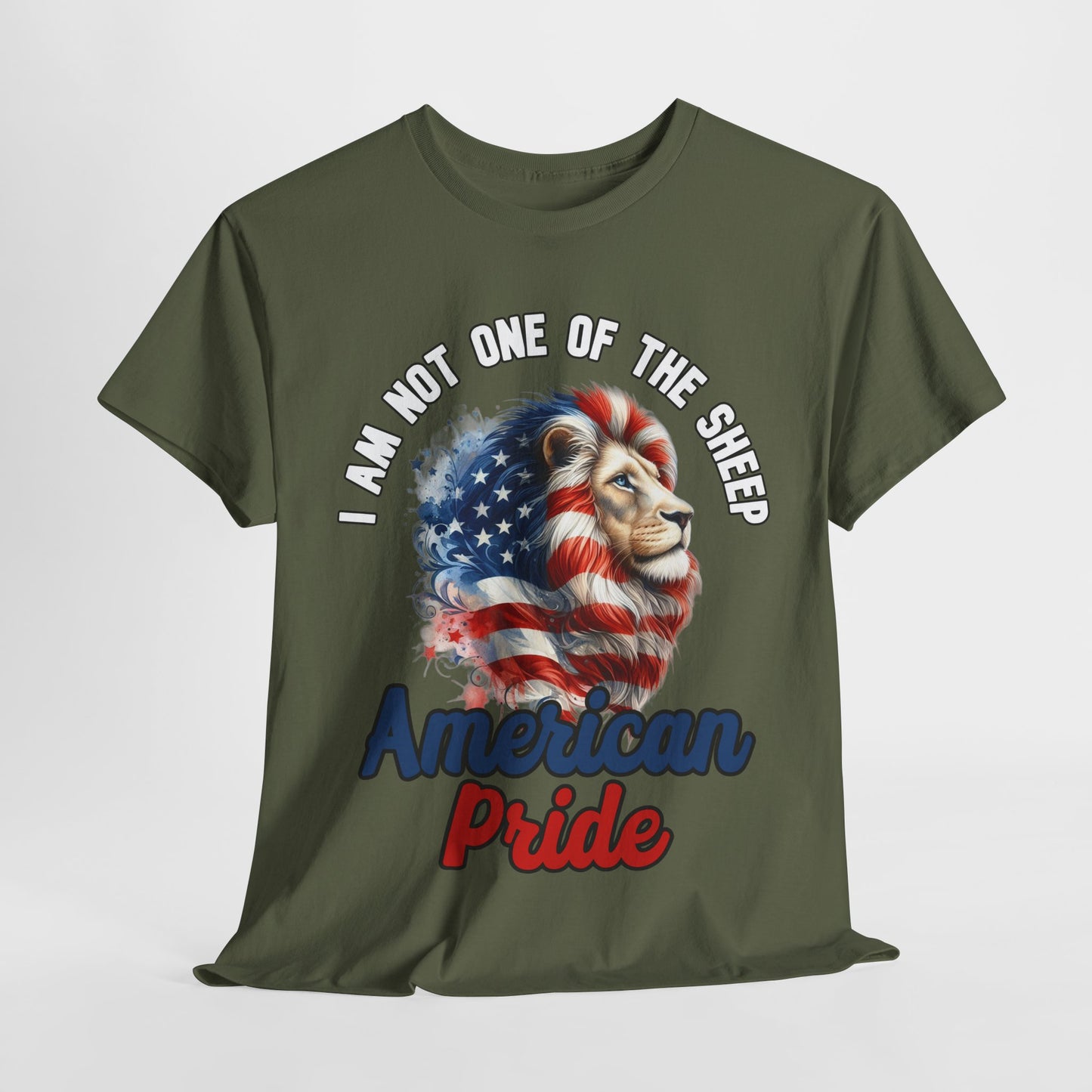 I am Not One of the Sheep - American Pride T-Shirt