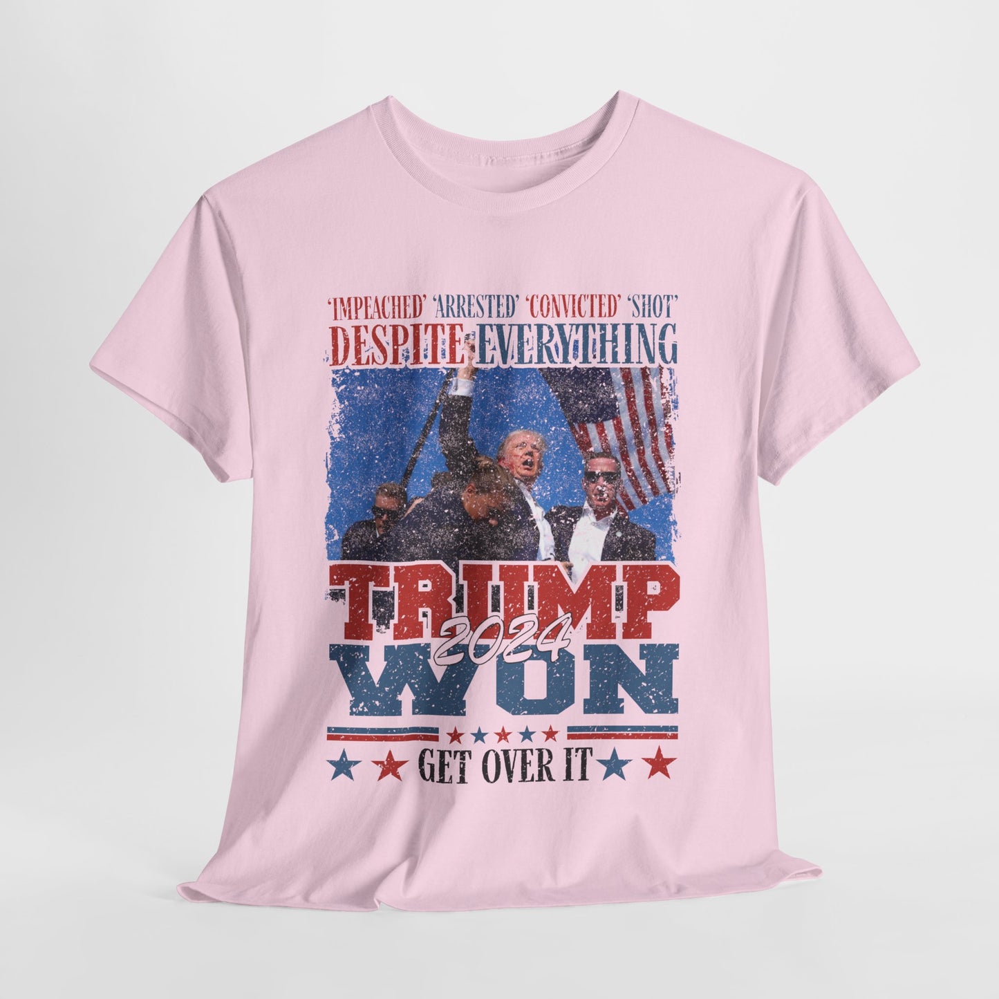 Donald Trump - Trump Won 2024 Get Over It T-Shirt