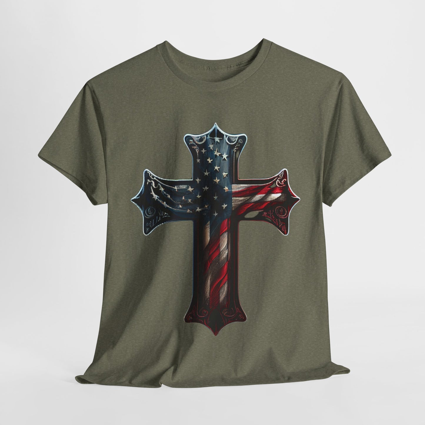 American Flag Cross #2 T-Shirt