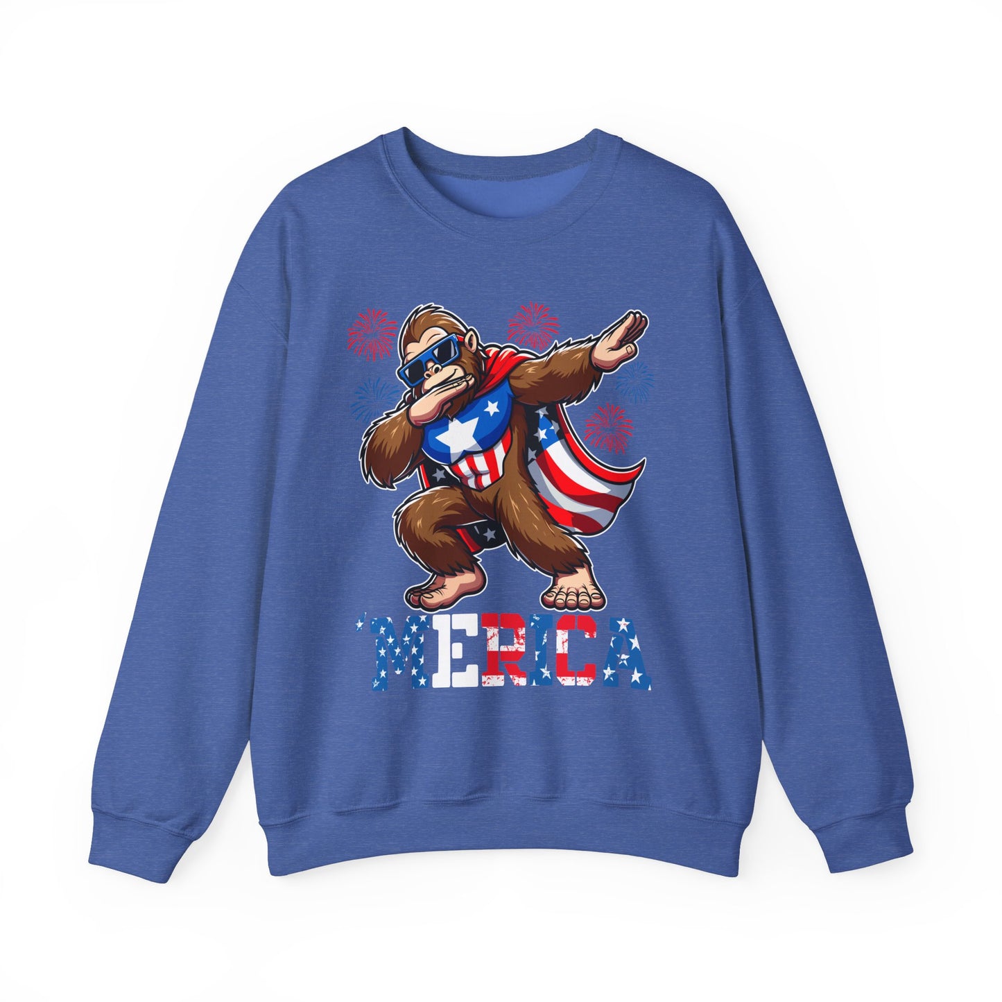 'Merica! Dabbin' Bigfoot Sweatshirt