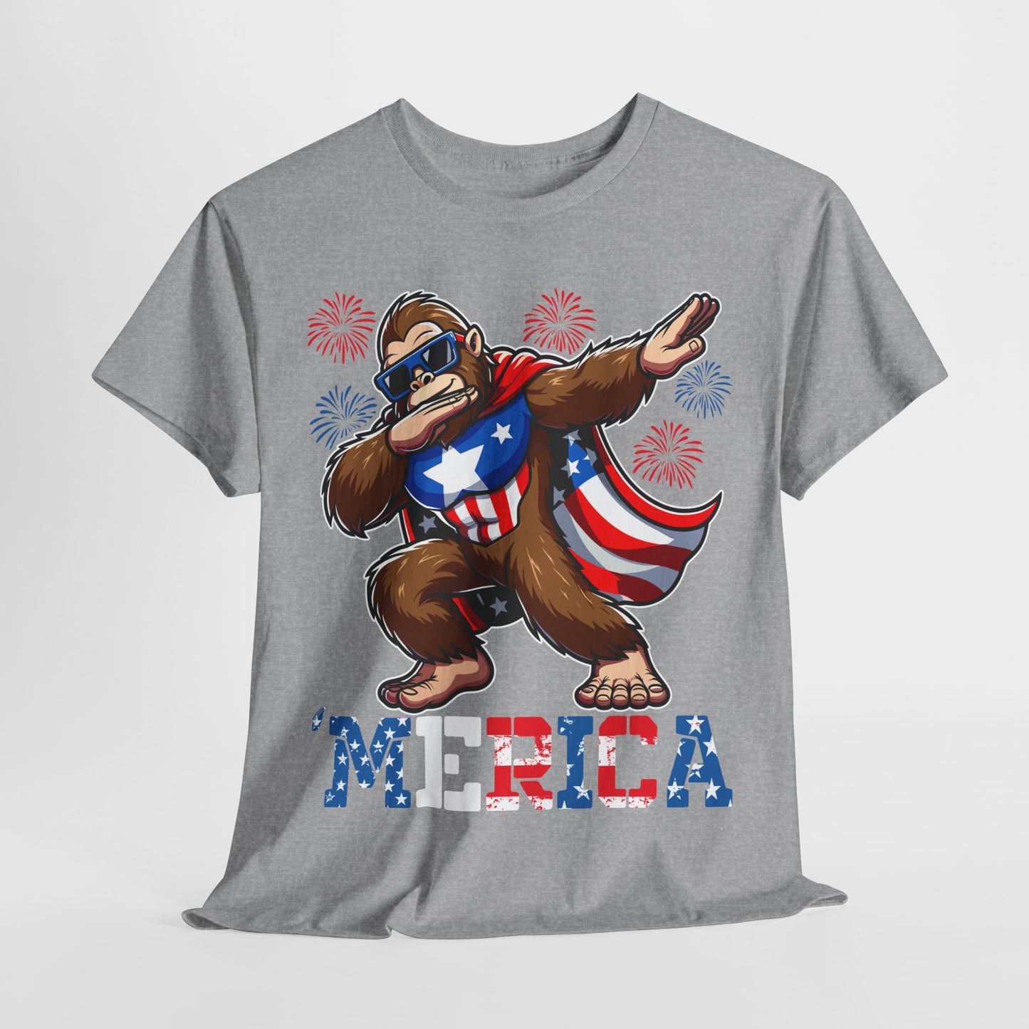 'Merica! Dabbin' Bigfoot T-Shirt