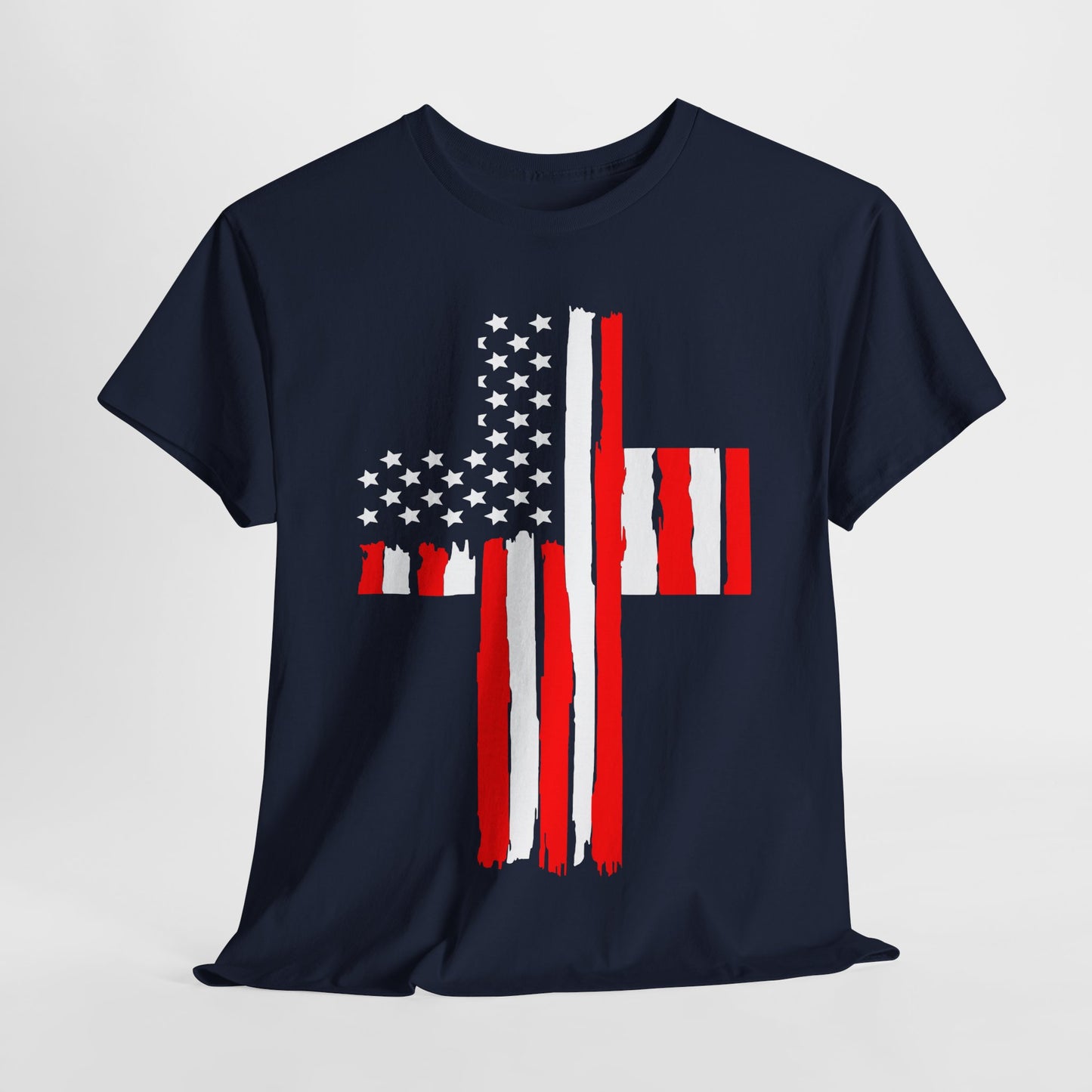 American Flag Cross #1 T-Shirt