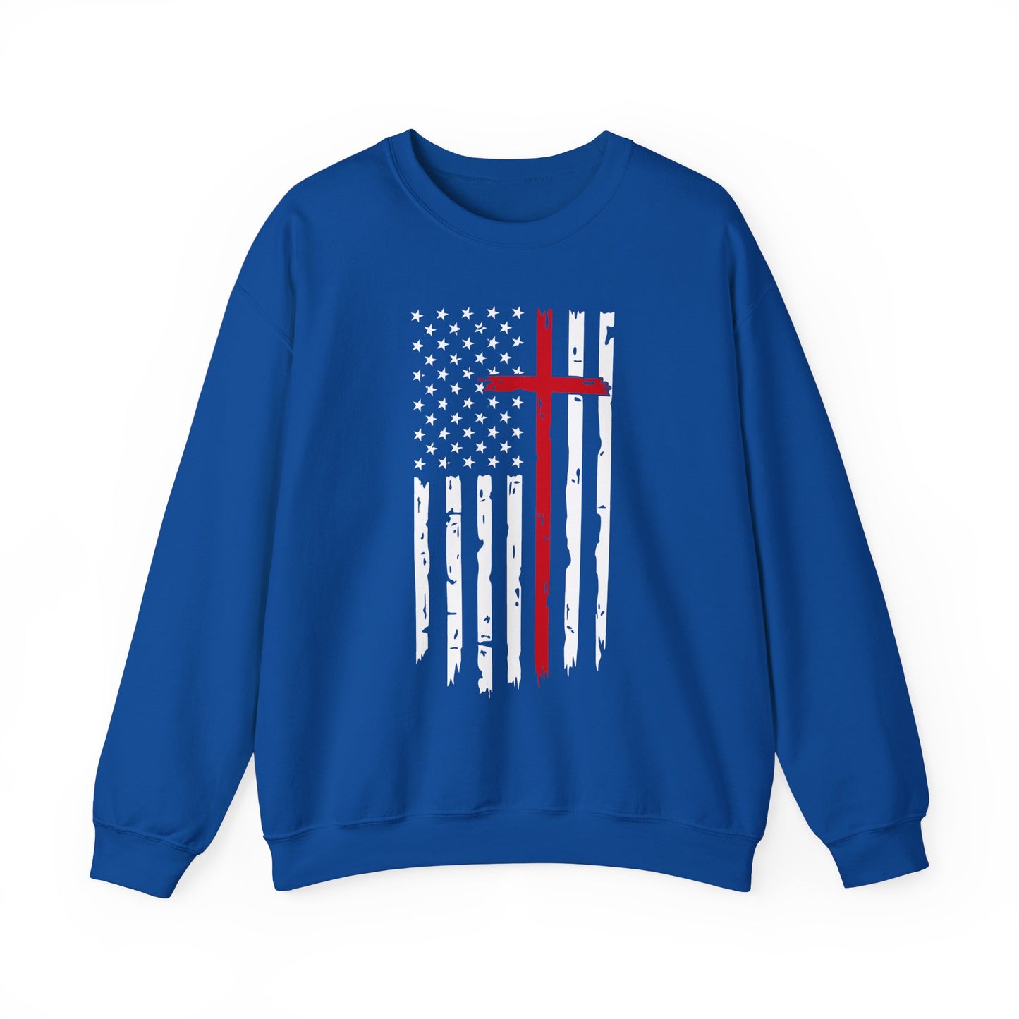 Thin Red Line Cross - Fire Fighters Sweatshirt