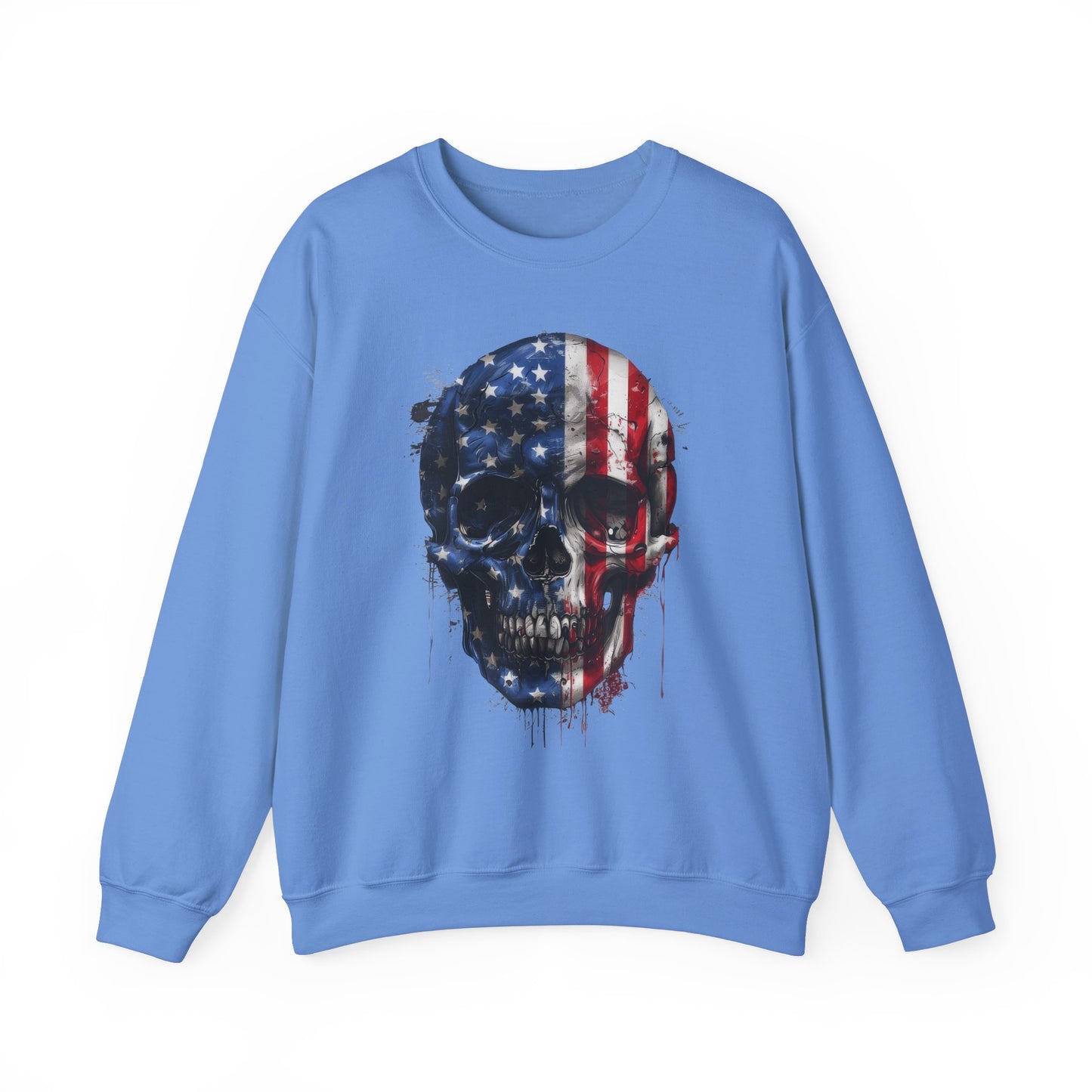 USA Flag Skull #2 Sweatshirt