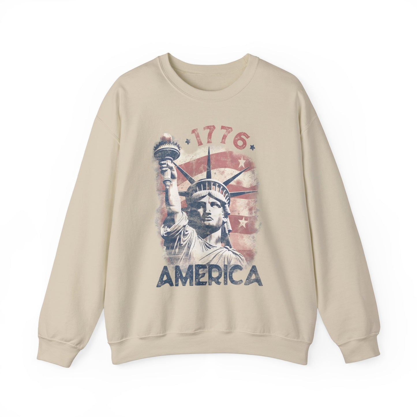 Statue of Liberty - 1776 America Sweatshirt