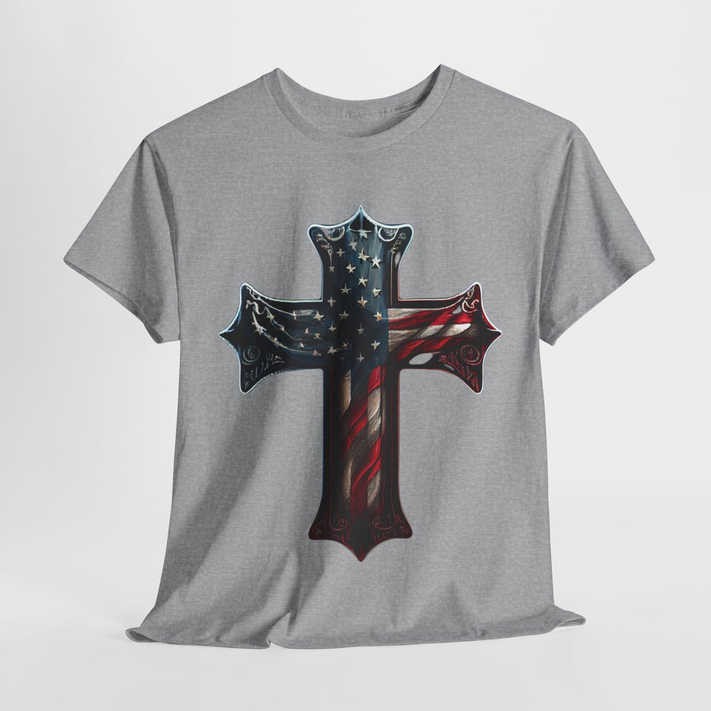 American Flag Cross #2 T-Shirt