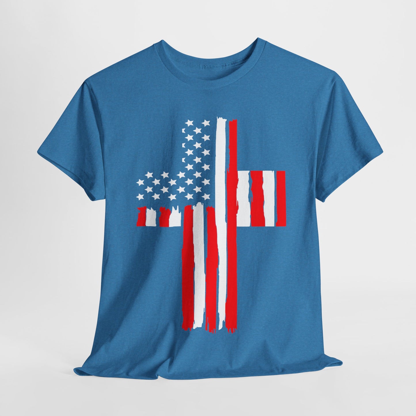 American Flag Cross #1 T-Shirt