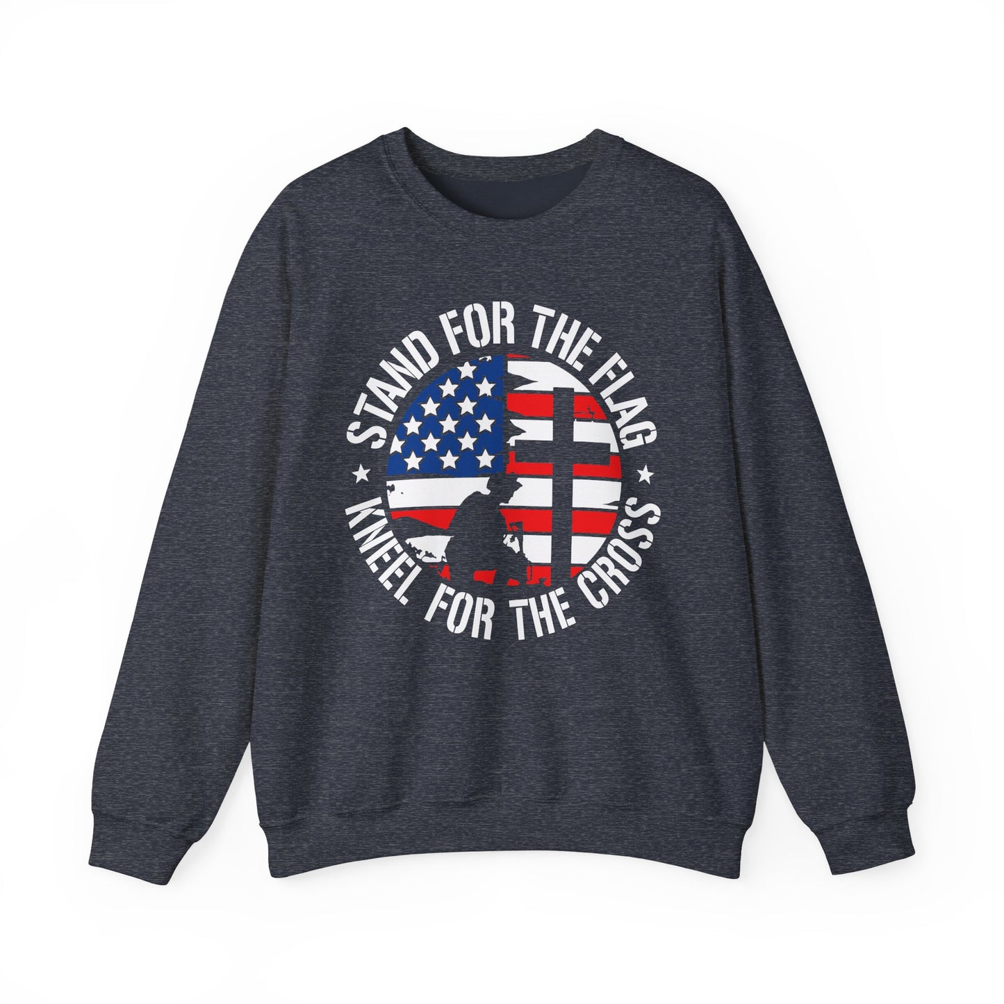 Stand for the Flag Kneel for the Cross Sweatshirt