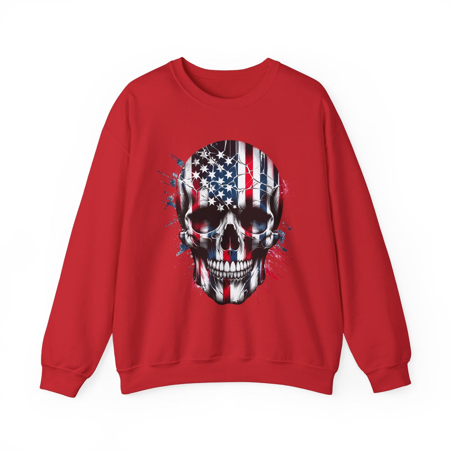 USA Flag Skull #1 Sweatshirt