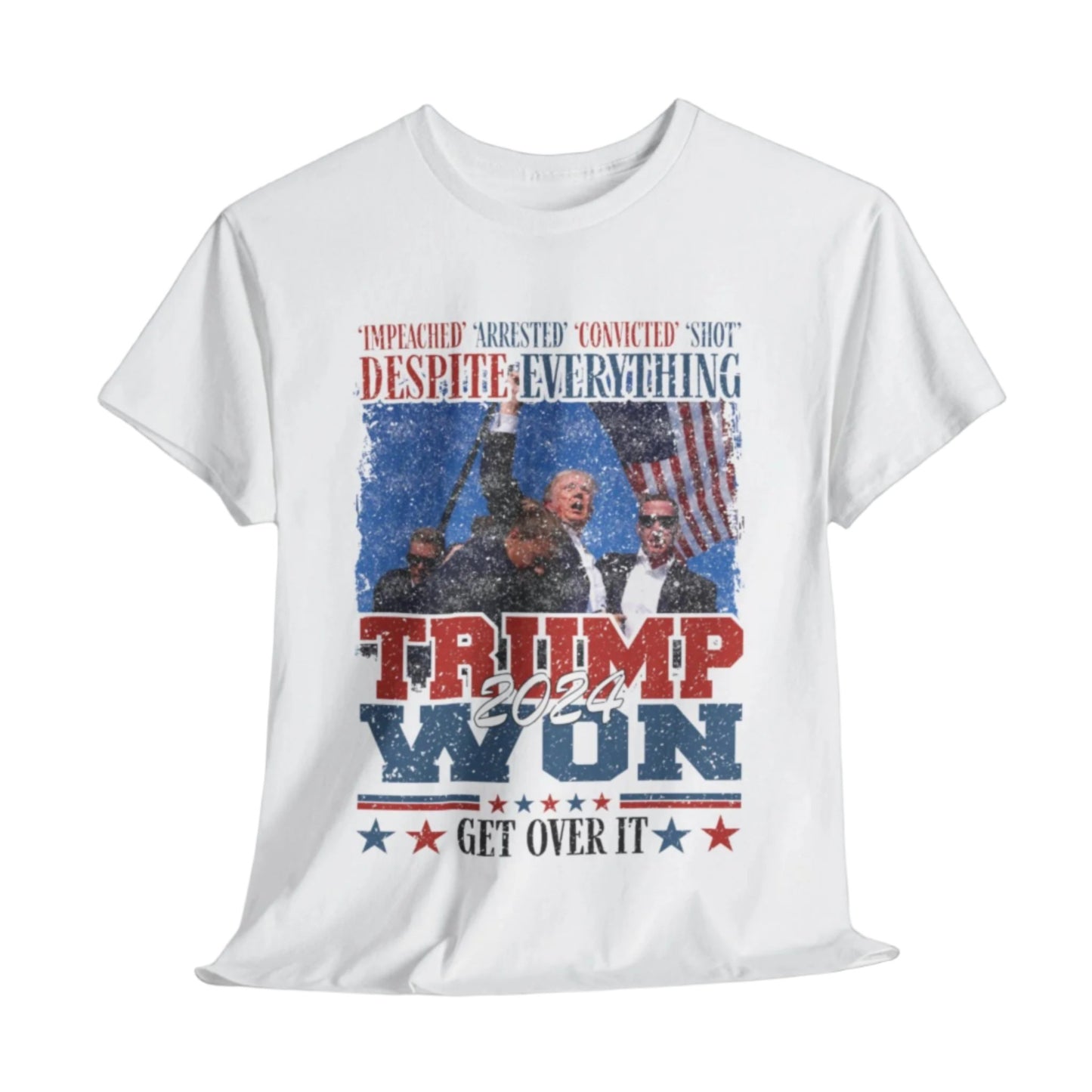 Donald Trump - Trump Won 2024 Get Over It T-Shirt