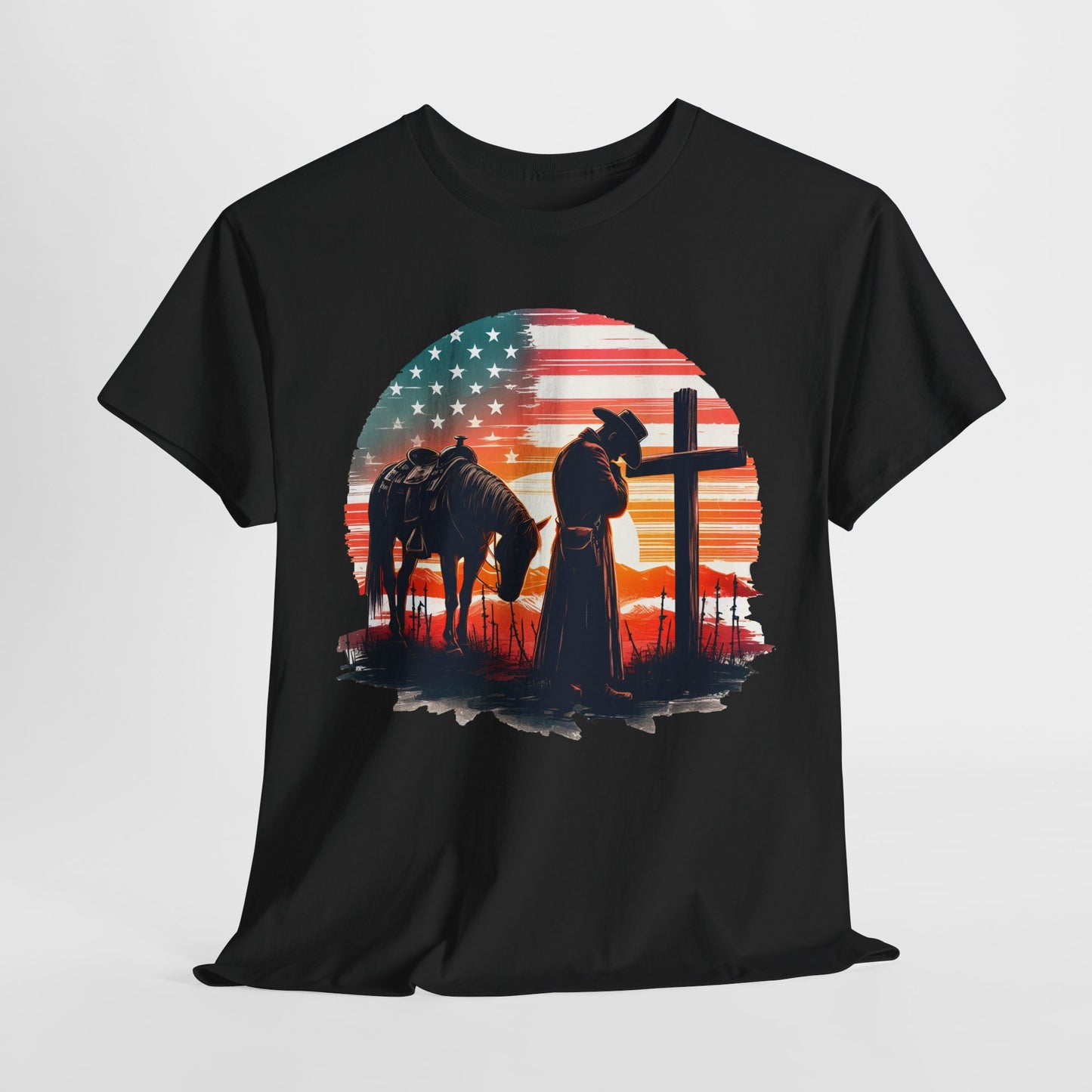 Cowboy Traveler at Cross T-Shirt