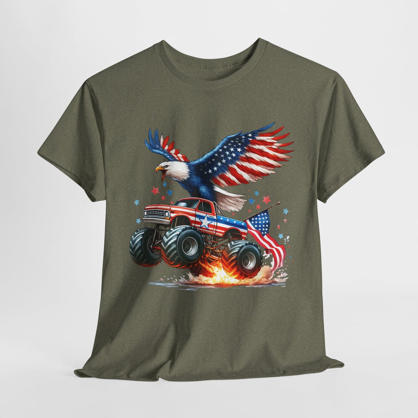 Eagle on a Monster Truck T-Shirt