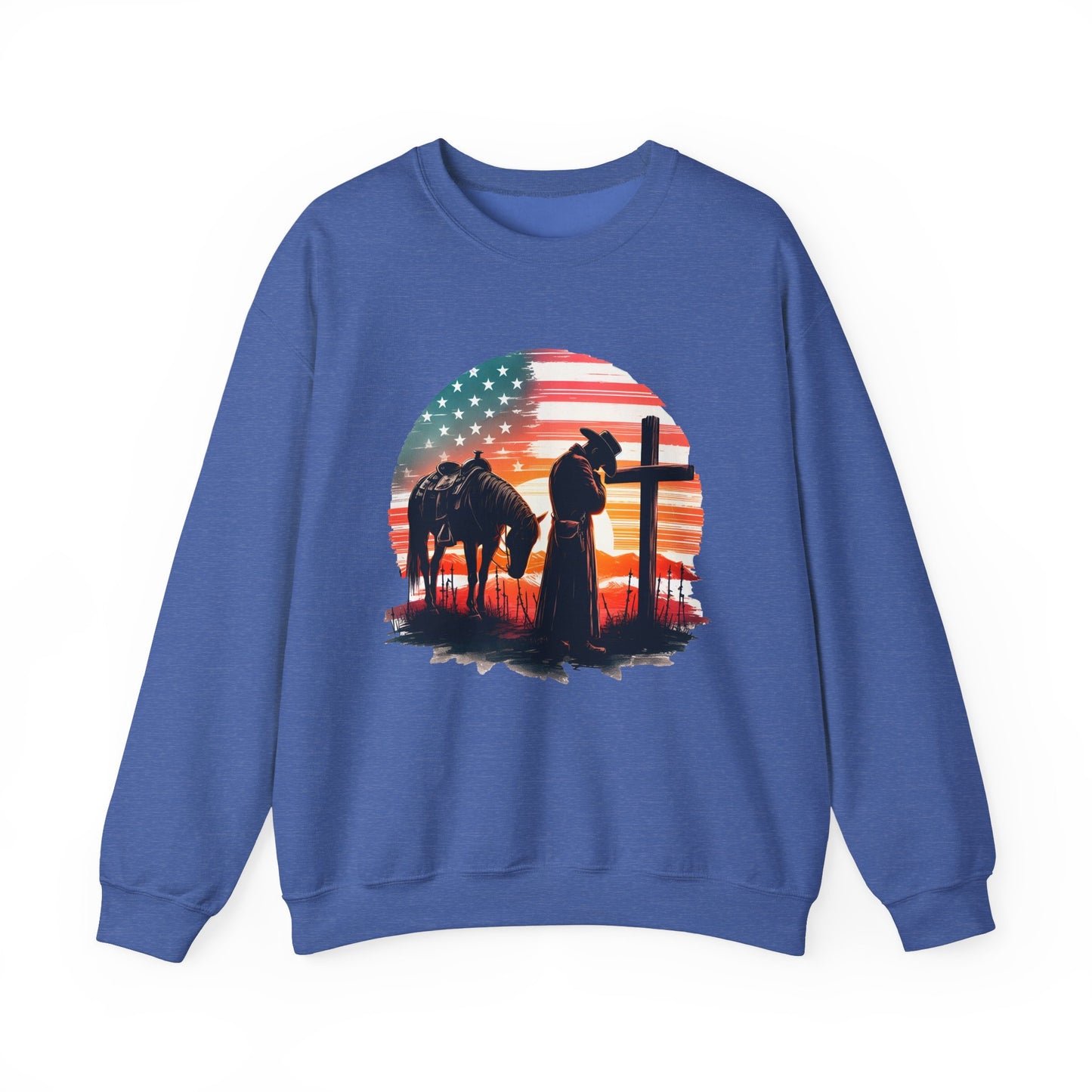 Cowboy Traveler at Cross Sweatshirt