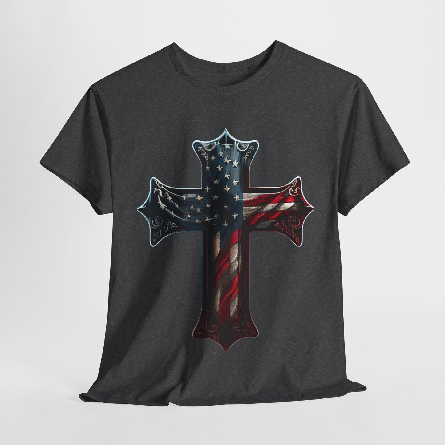 American Flag Cross #2 T-Shirt