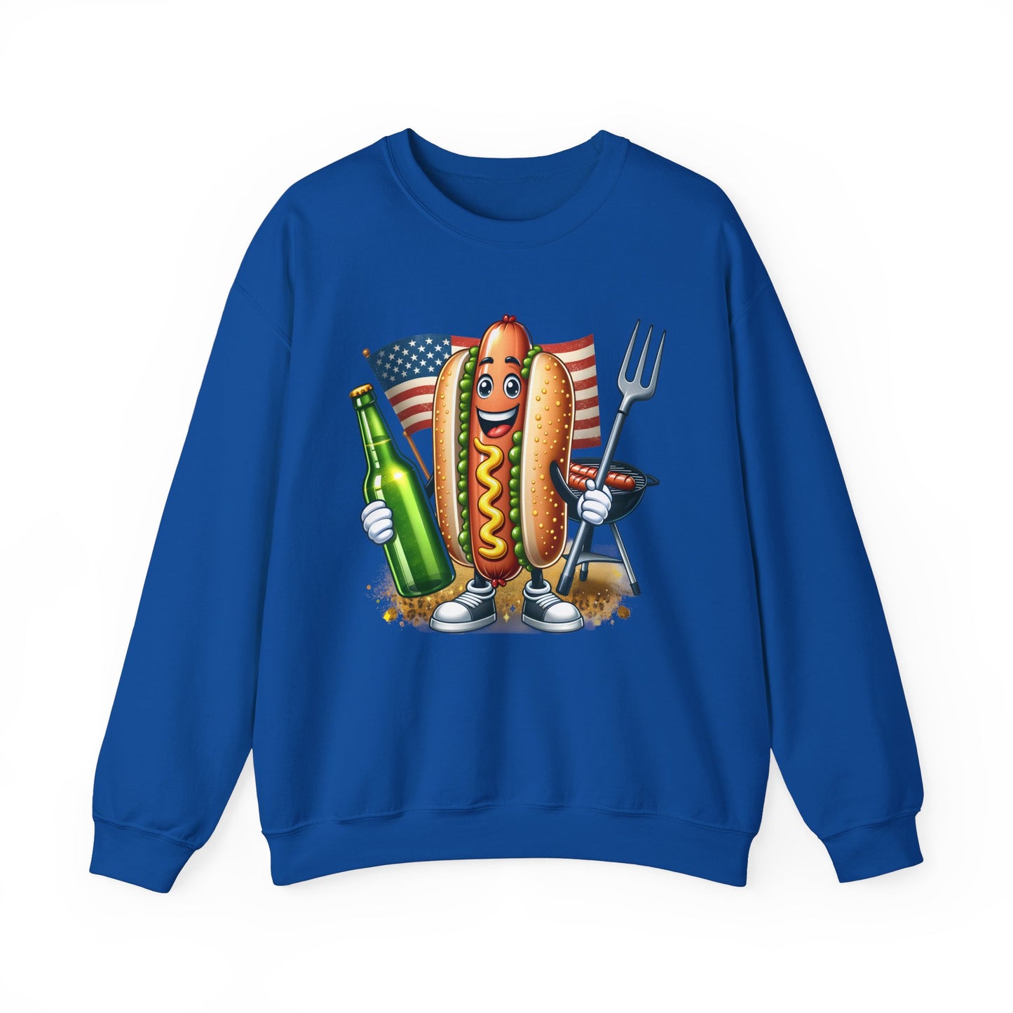 Hot Dog and a Beer Sweatshirt