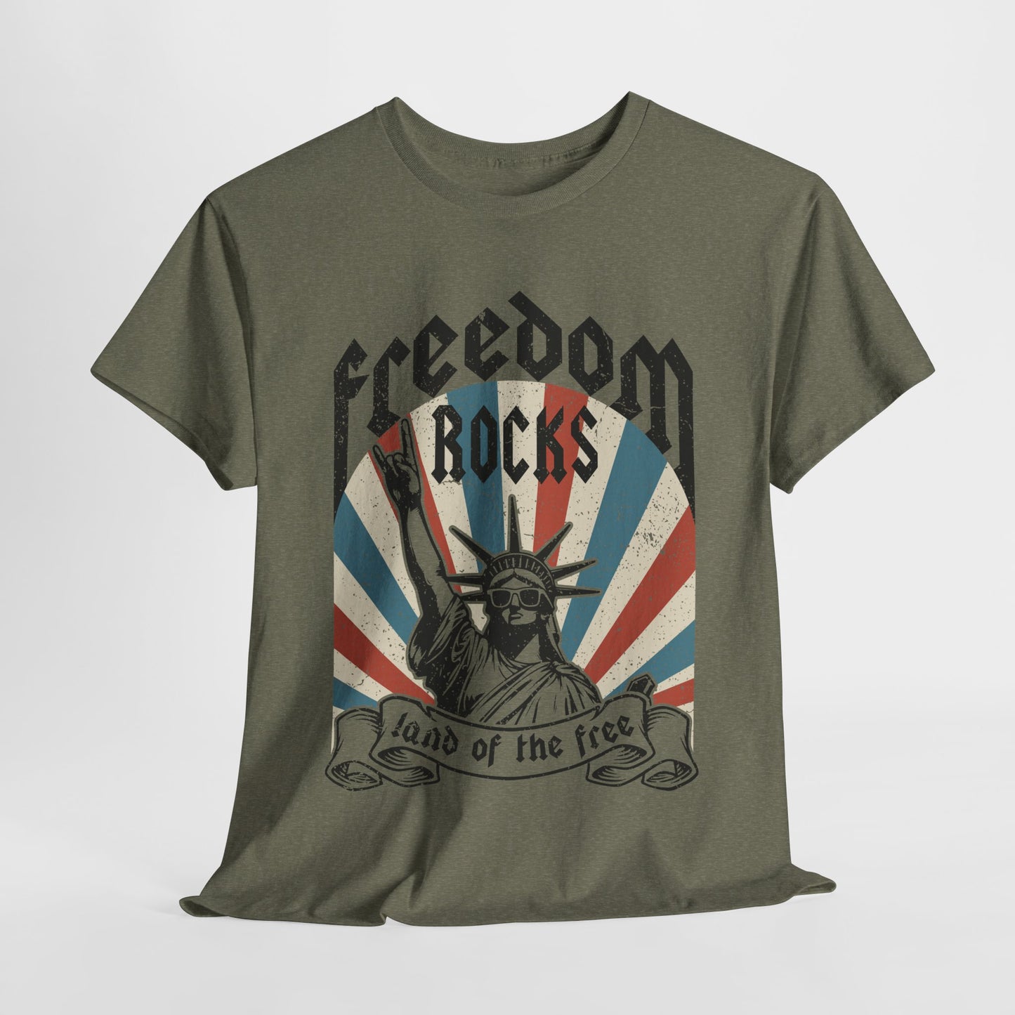 Statue of Liberty - Freedom Rocks T-Shirt