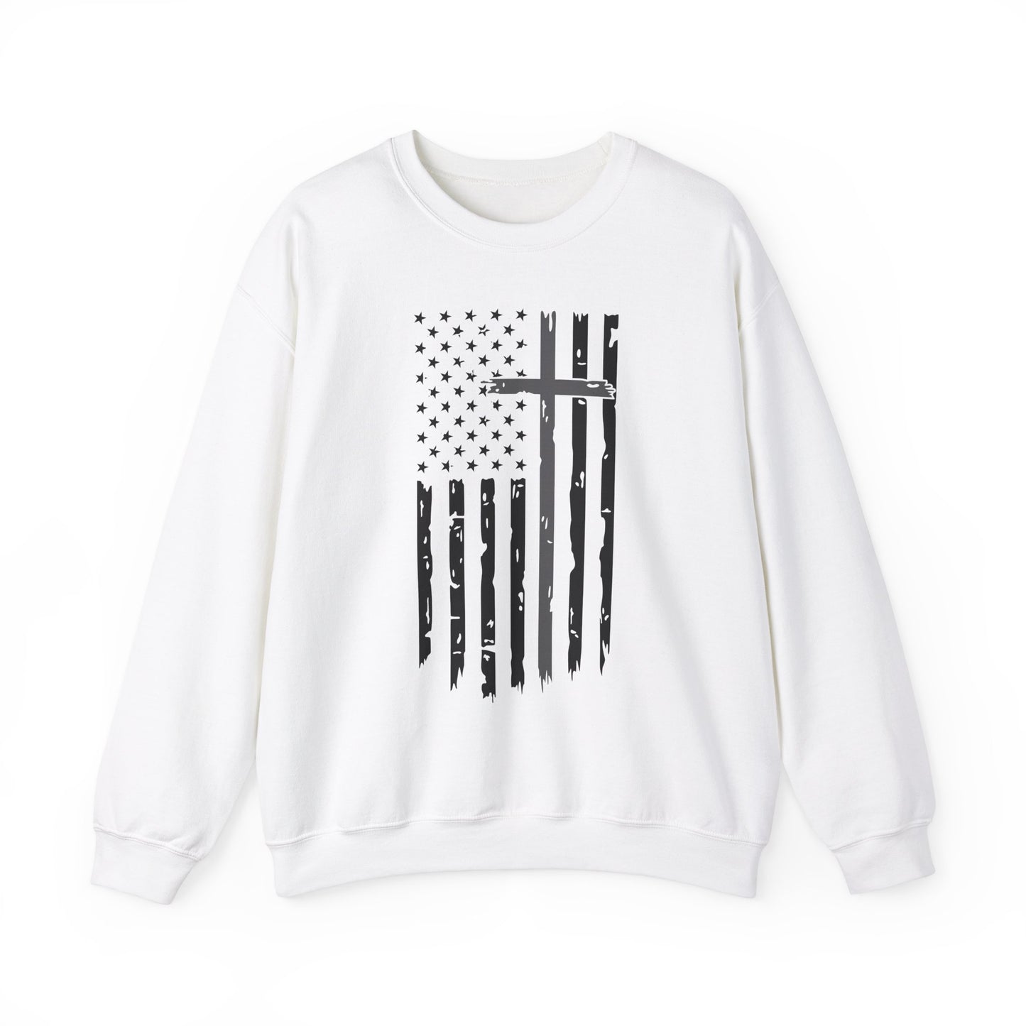 Thin Gray Line Cross - Corrections Sweatshirt