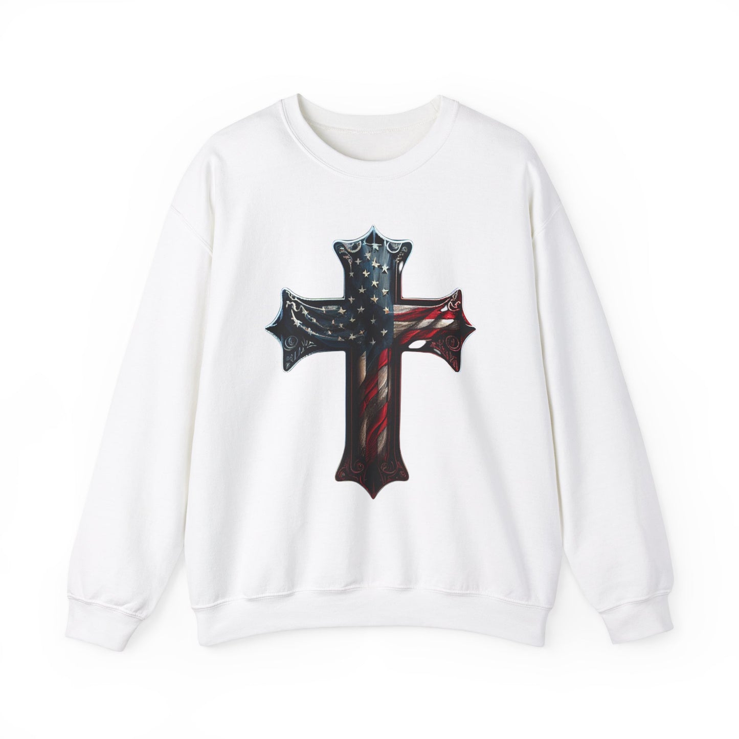 American Flag Cross #2 Sweatshirt