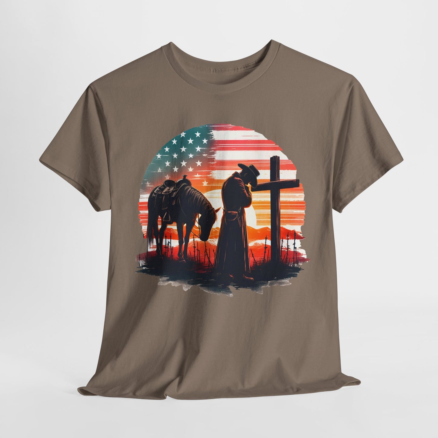 Cowboy Traveler at Cross T-Shirt