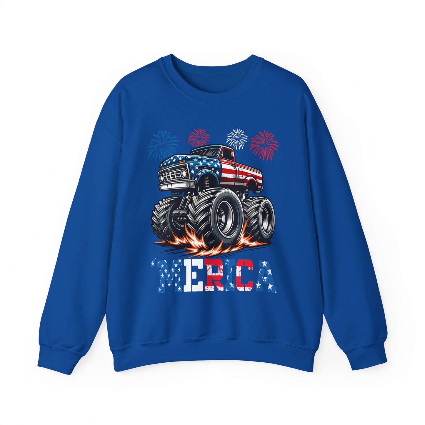 'Merica! Monster Truck Sweatshirt