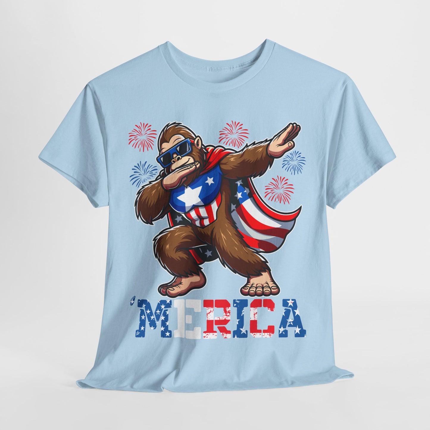 'Merica! Dabbin' Bigfoot T-Shirt