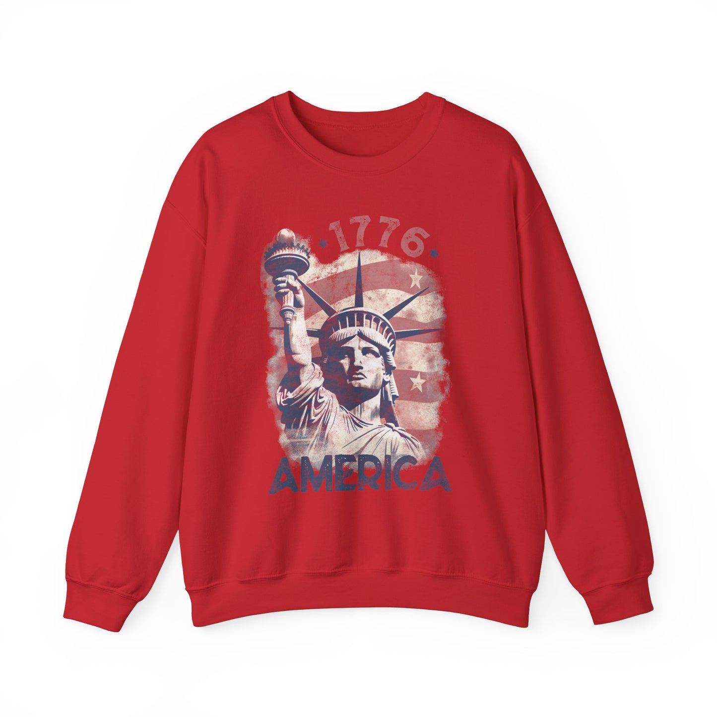 Statue of Liberty - 1776 America Sweatshirt