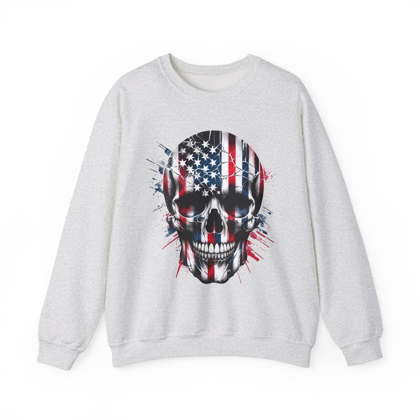 USA Flag Skull #1 Sweatshirt