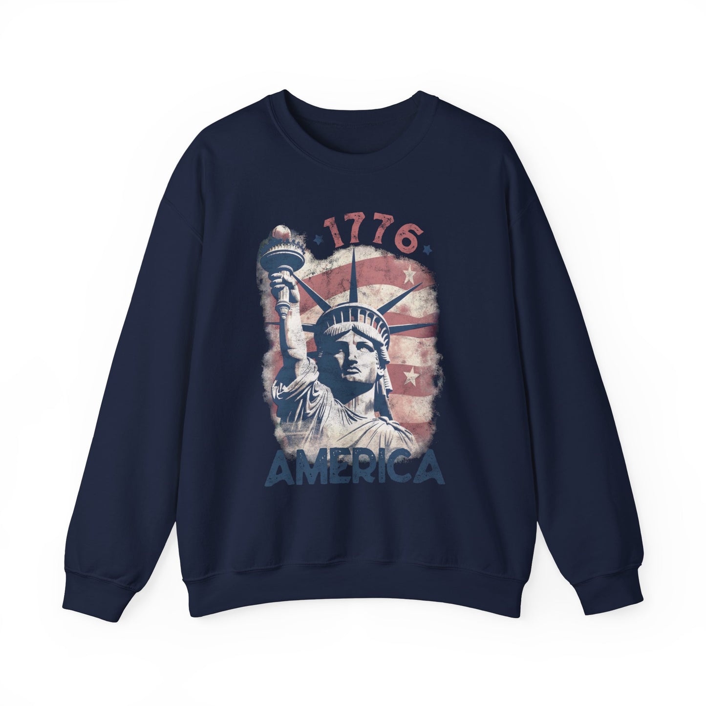 Statue of Liberty - 1776 America Sweatshirt