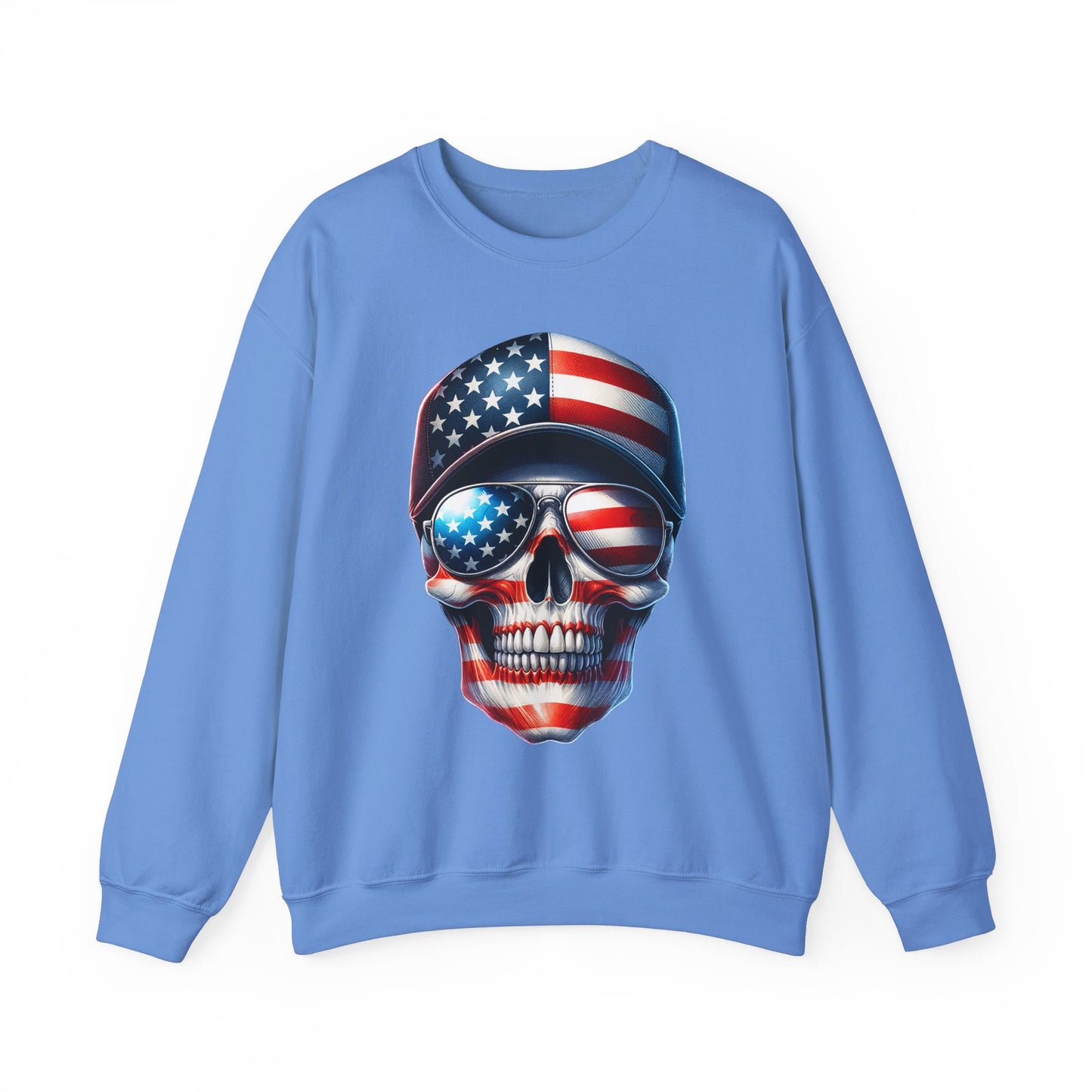 USA Flag Skull #3 Sweatshirt