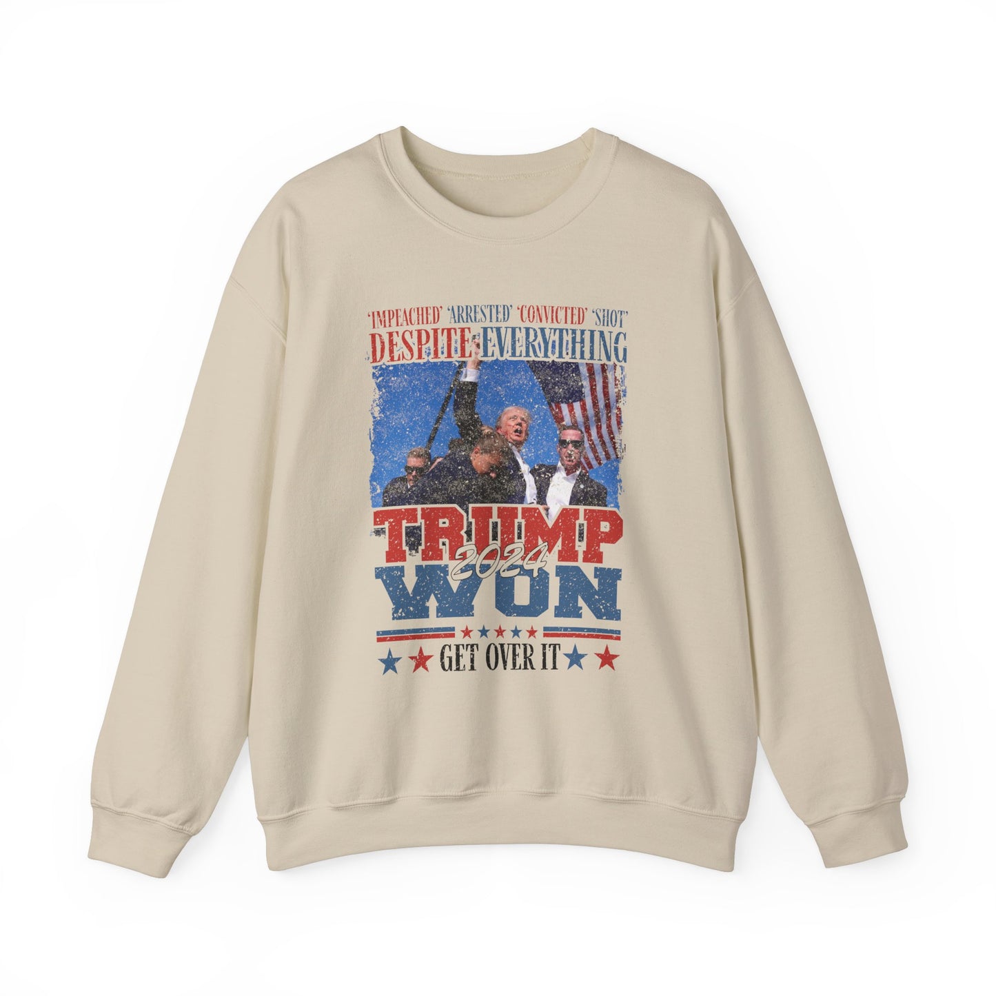 Donald Trump - Trump Won 2024 Get Over It Sweatshirt
