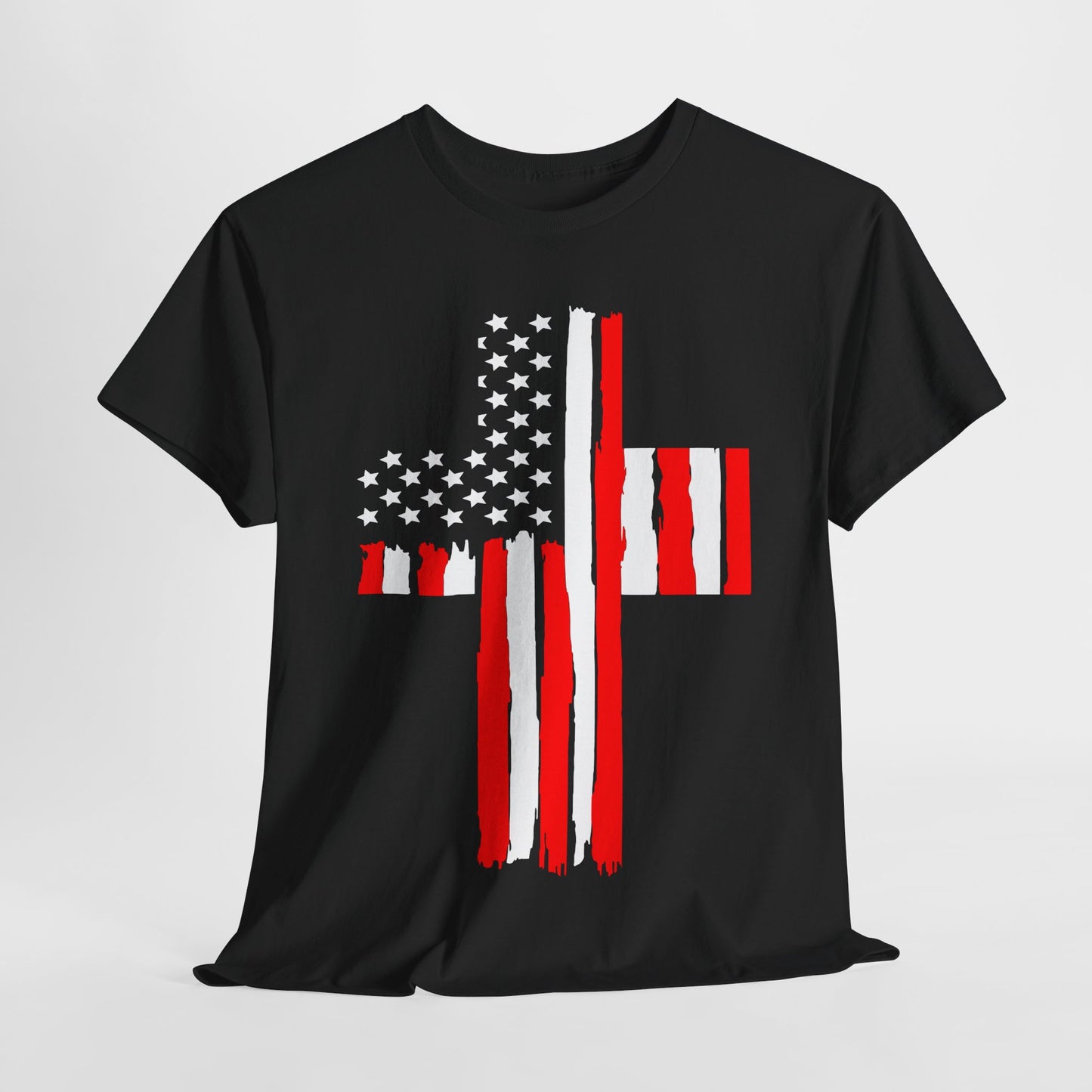 American Flag Cross #1 T-Shirt