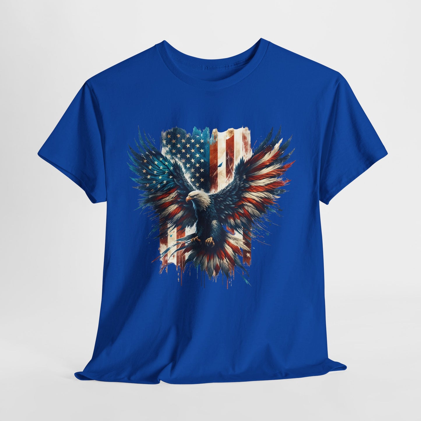 Bald Eagle with Flag #2 T-Shirt