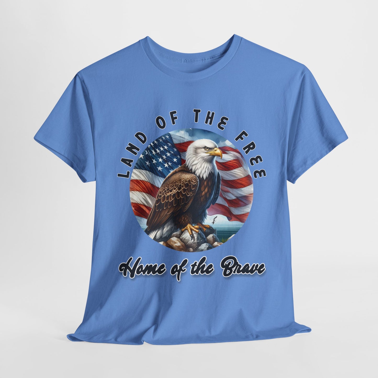 Land of the Free Home of the Brave Eagle T-Shirt
