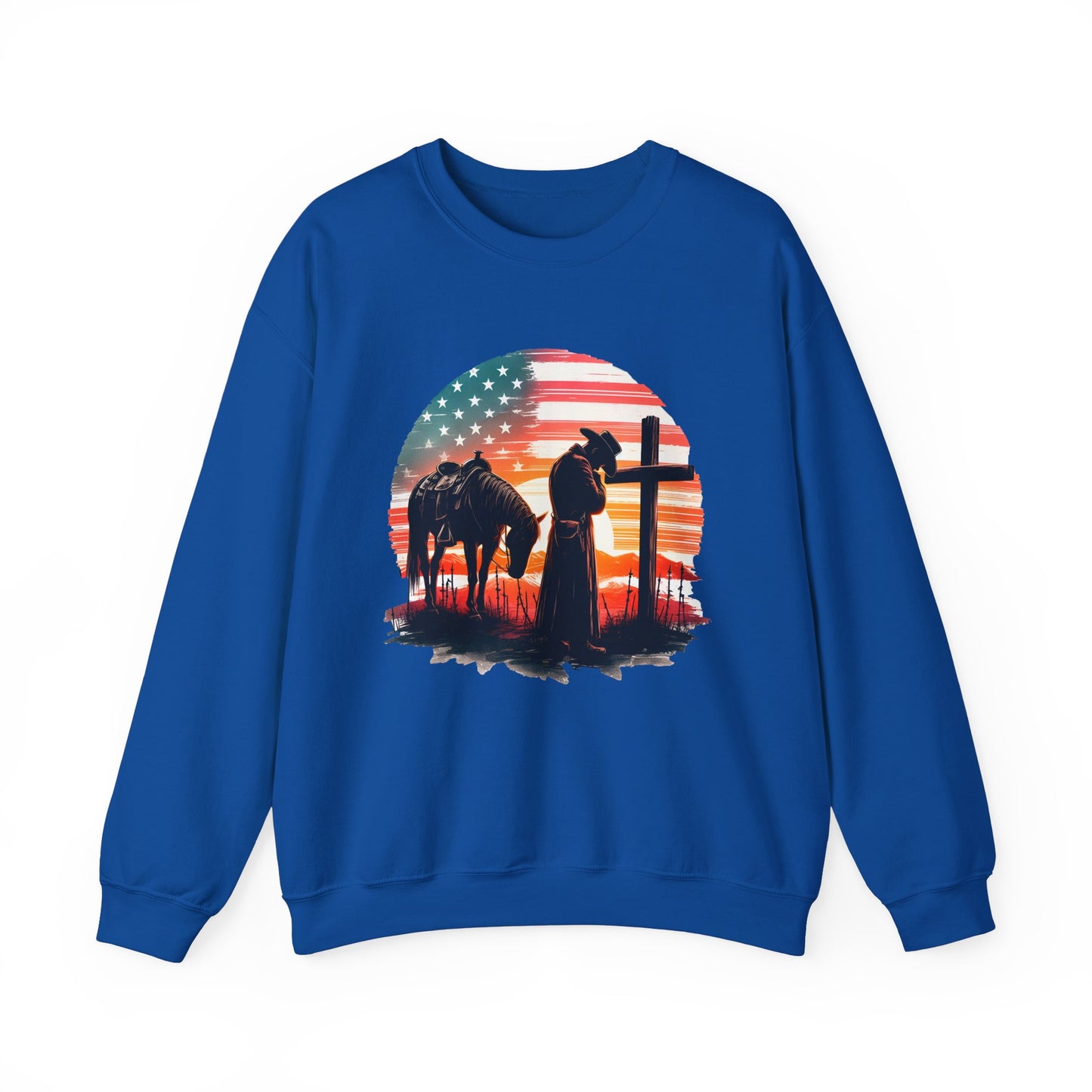 Cowboy Traveler at Cross Sweatshirt