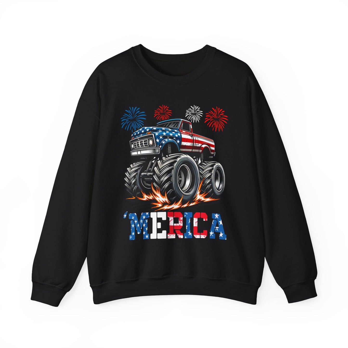 'Merica! Monster Truck Sweatshirt