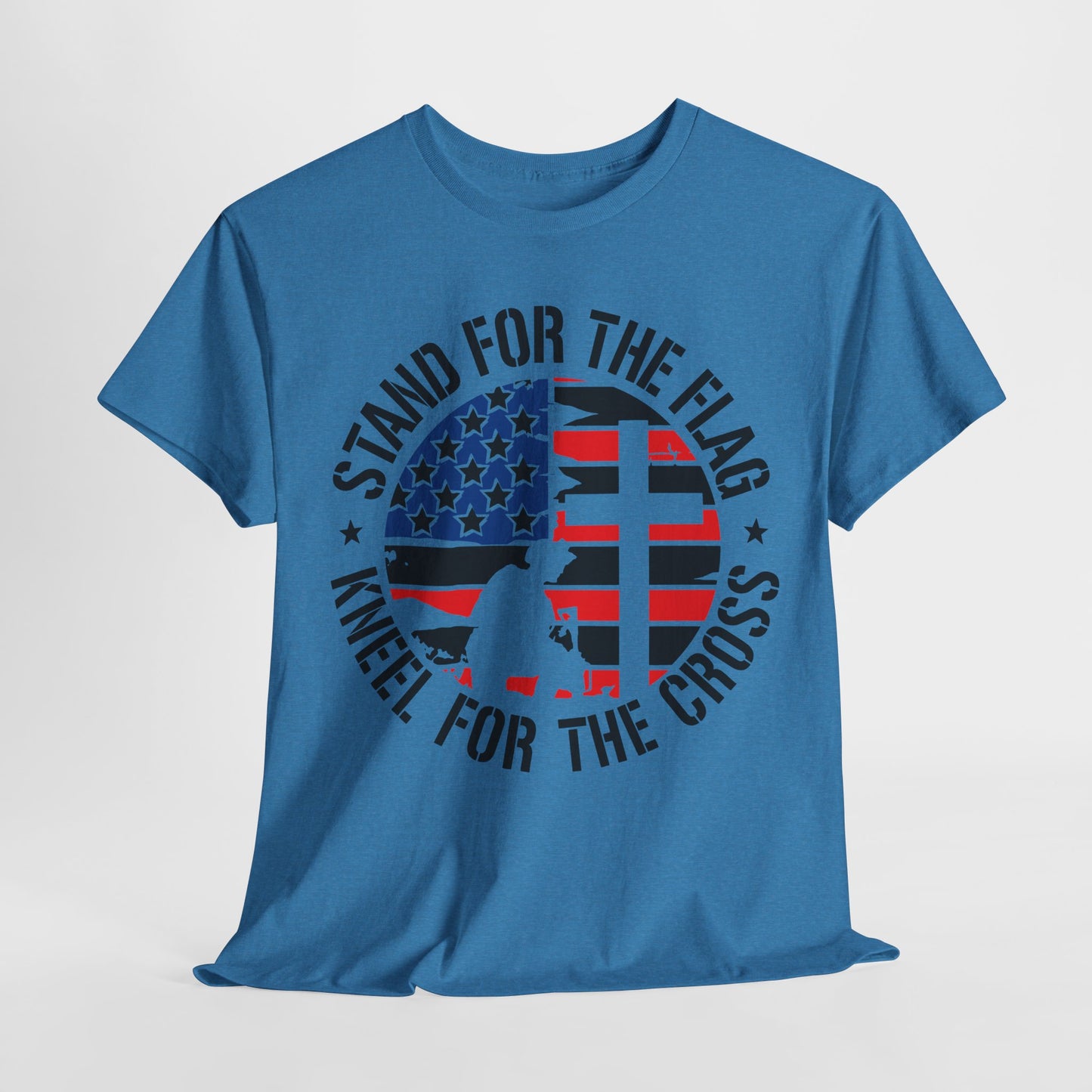 Stand for the Flag Kneel for the Cross T-Shirt