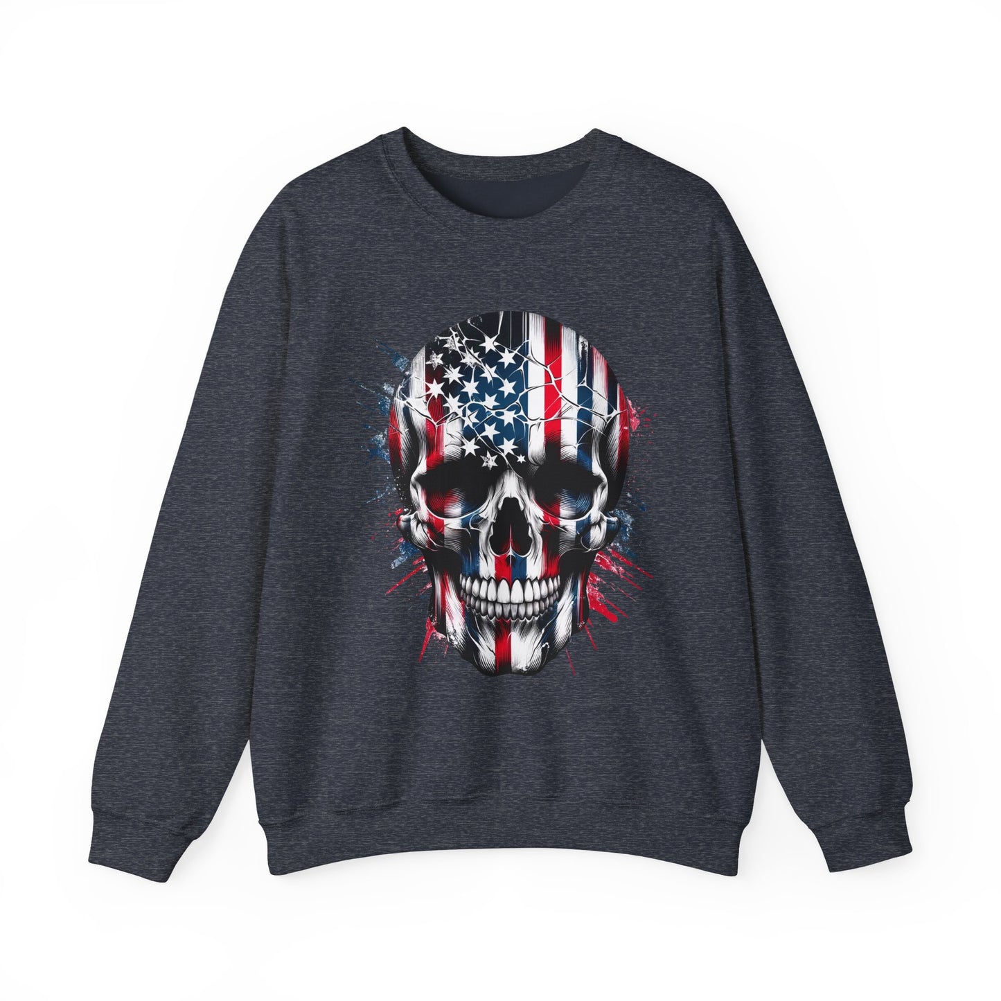 USA Flag Skull #1 Sweatshirt
