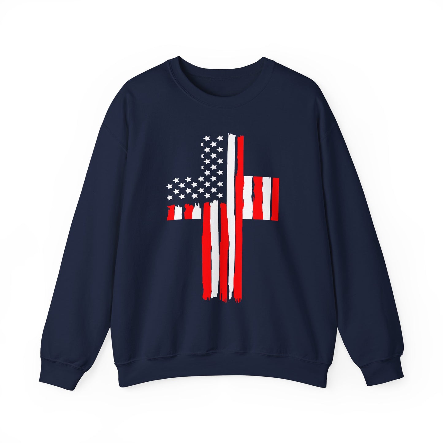 American Flag Cross #1 Sweatshirt