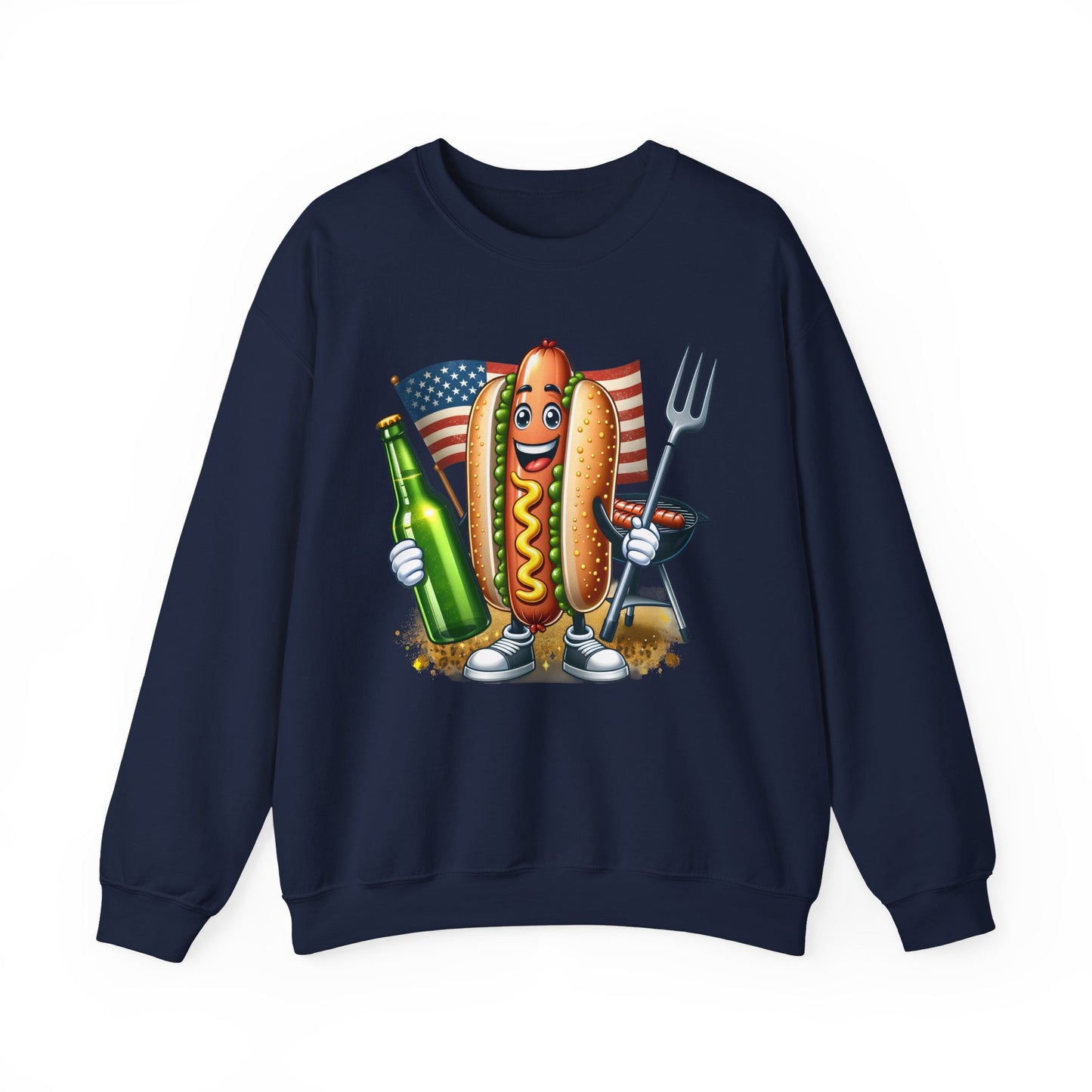 Hot Dog and a Beer Sweatshirt