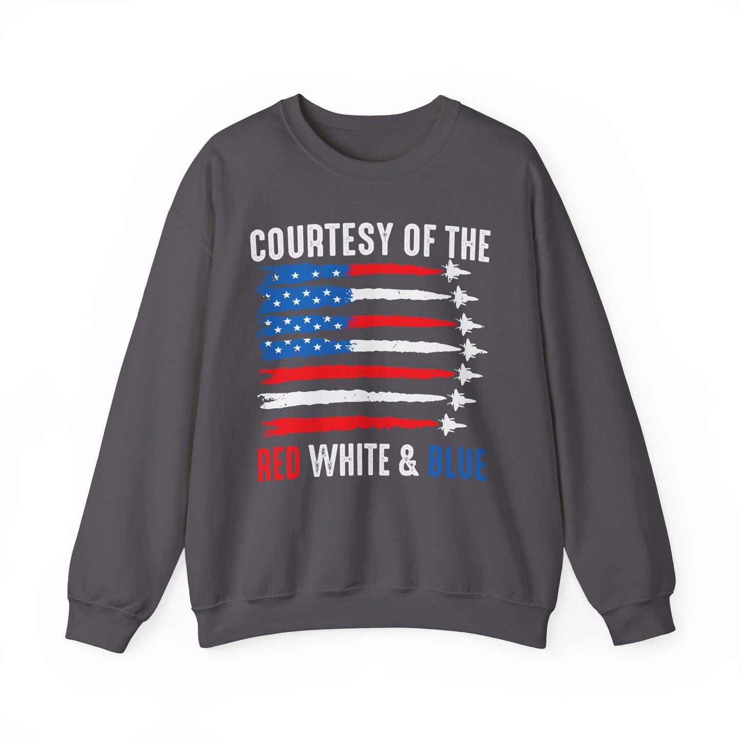 Courtesy of the Red, White & Blue Sweatshirt