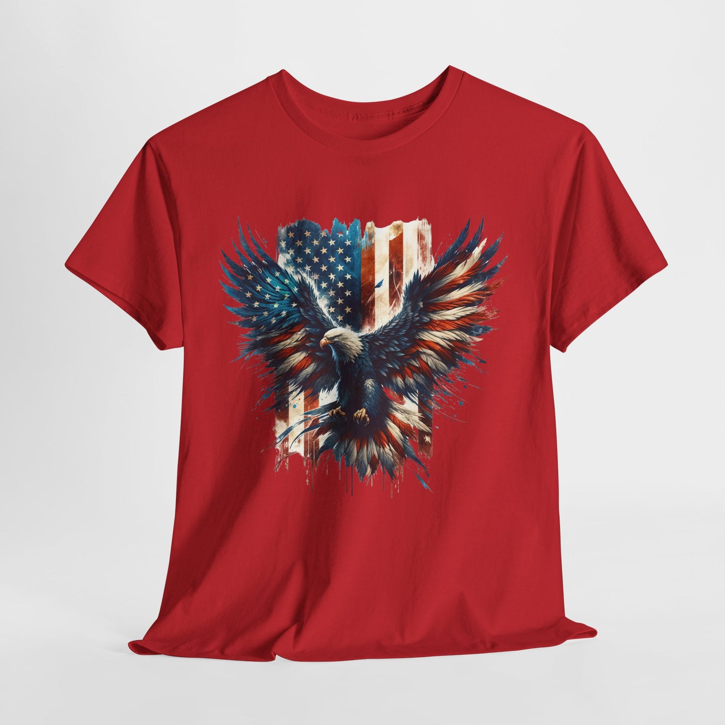 Bald Eagle with Flag #2 T-Shirt