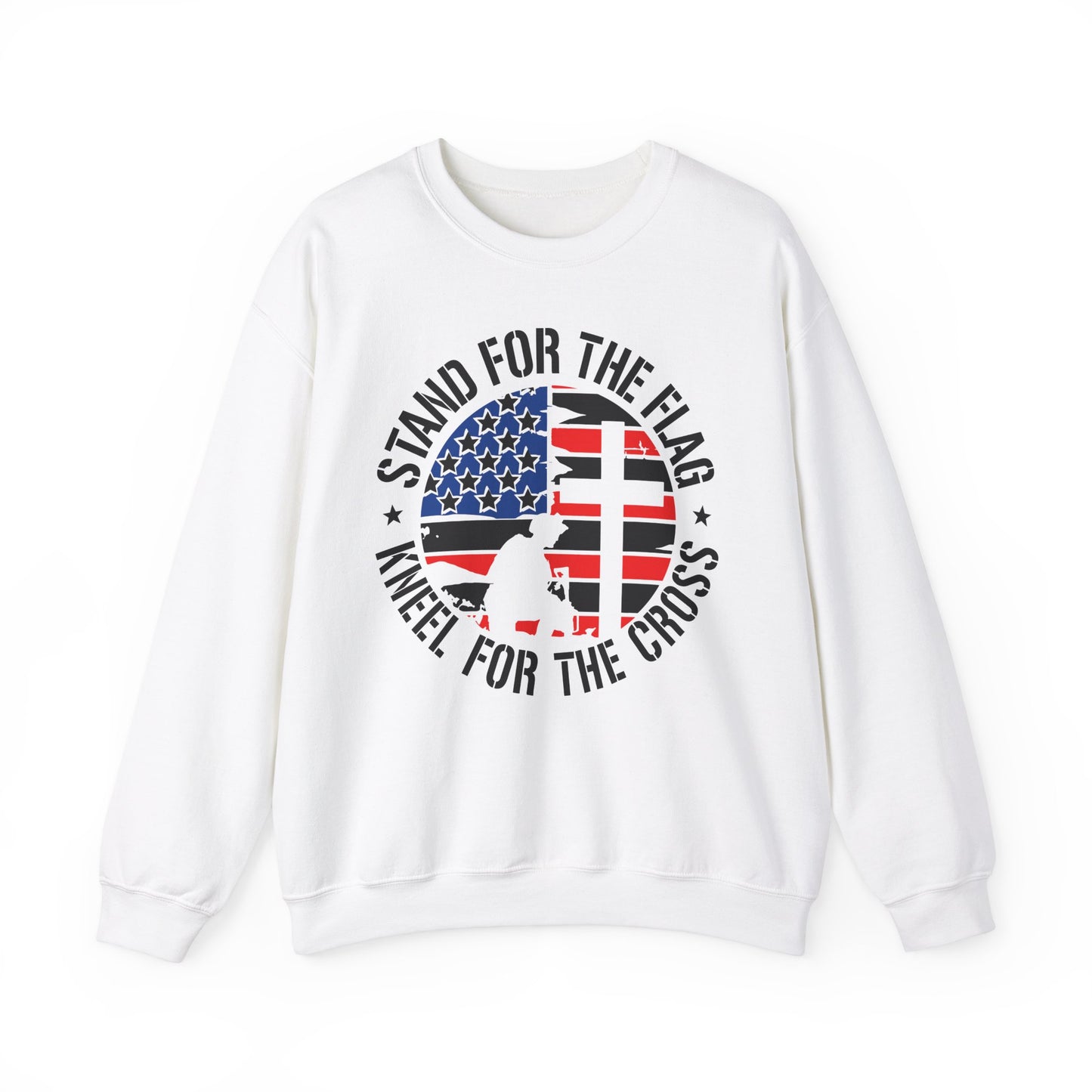 Stand for the Flag Kneel for the Cross Sweatshirt