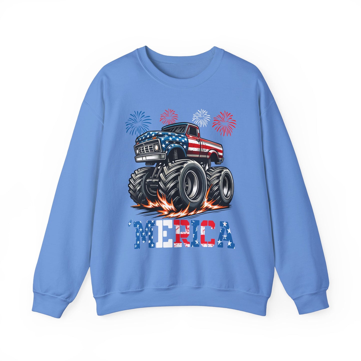 'Merica! Monster Truck Sweatshirt