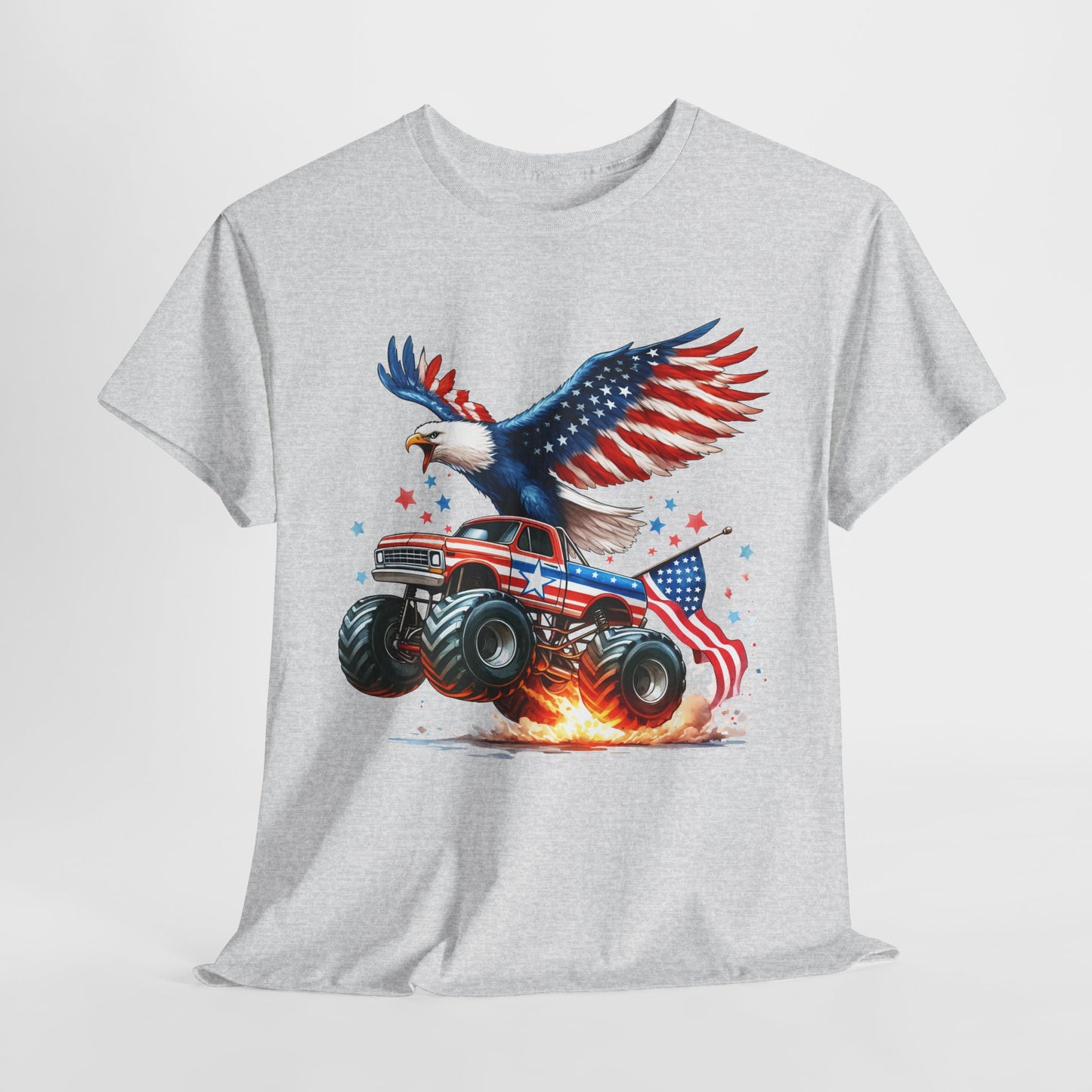 Eagle on a Monster Truck T-Shirt