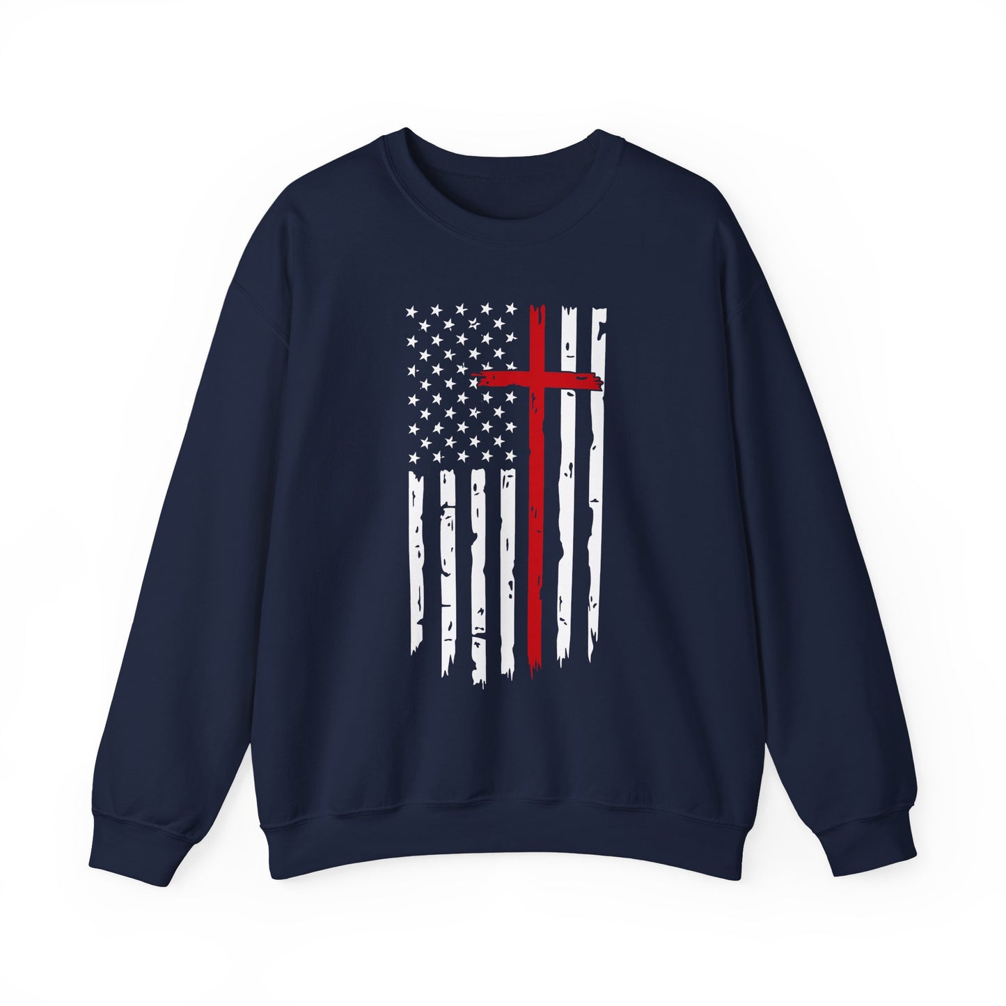 Thin Red Line Cross - Fire Fighters Sweatshirt