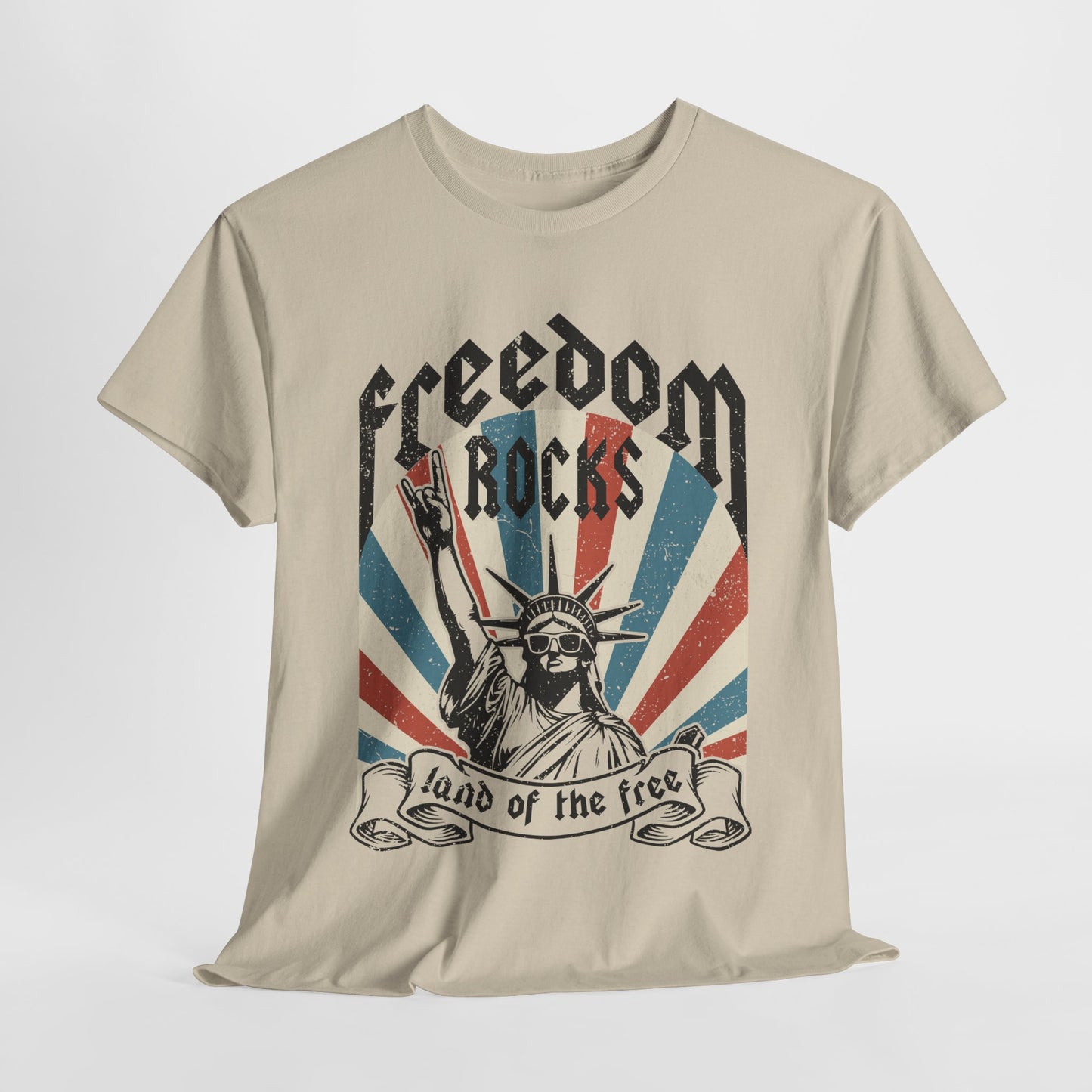 Statue of Liberty - Freedom Rocks T-Shirt
