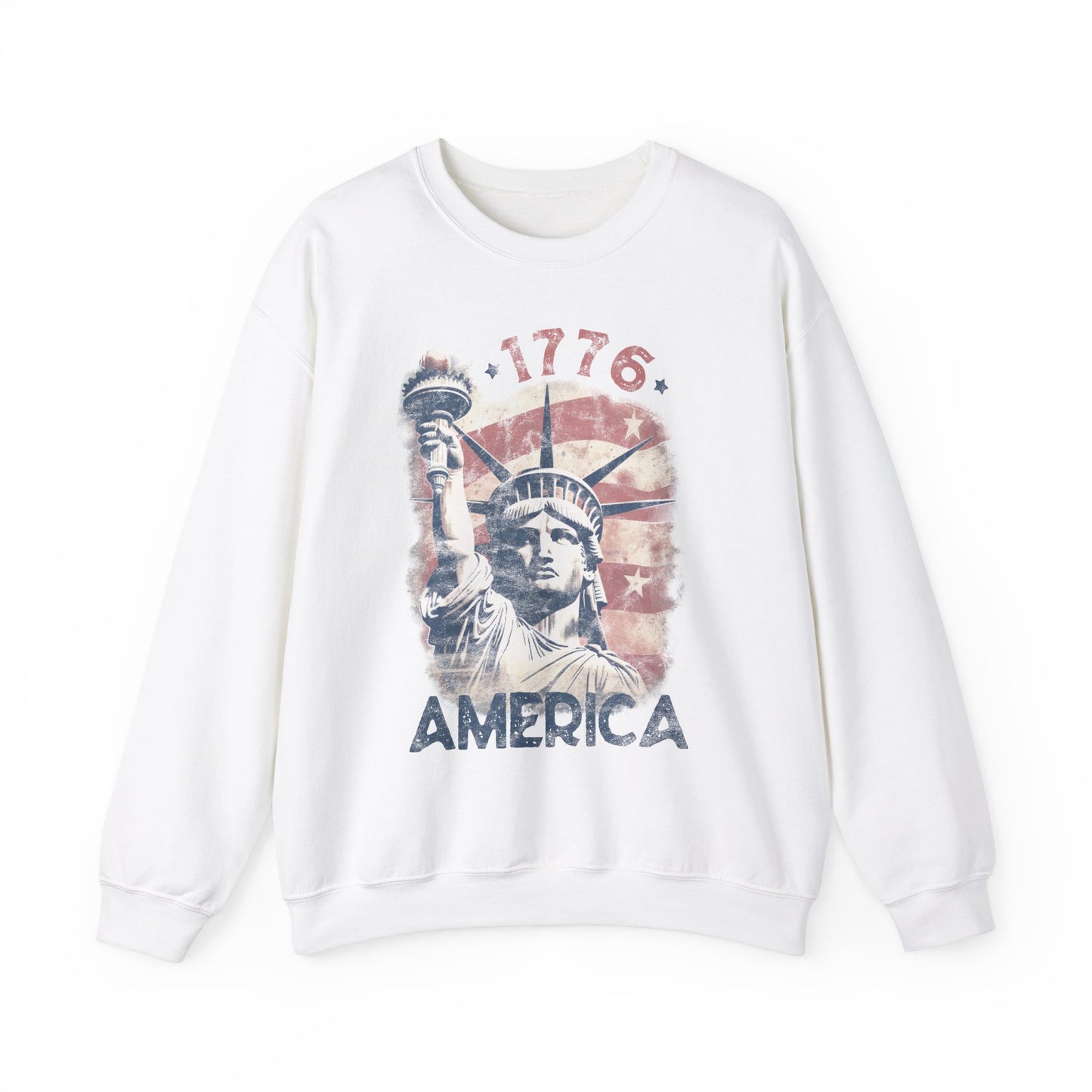 Statue of Liberty - 1776 America Sweatshirt