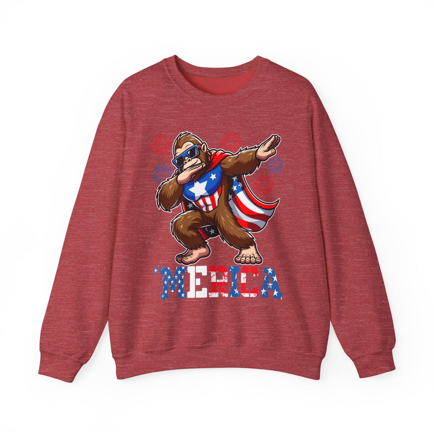 'Merica! Dabbin' Bigfoot Sweatshirt